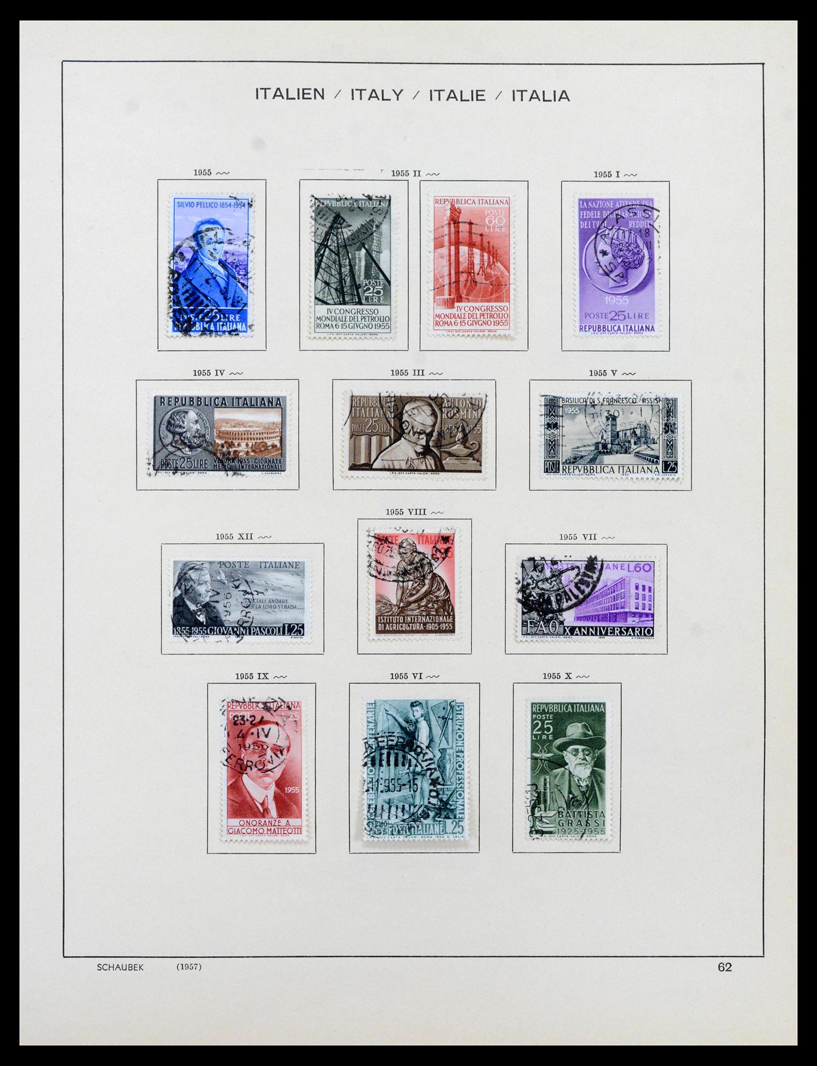 38997 0058 - Postzegelverzameling 38997 Italië 1863-1970.