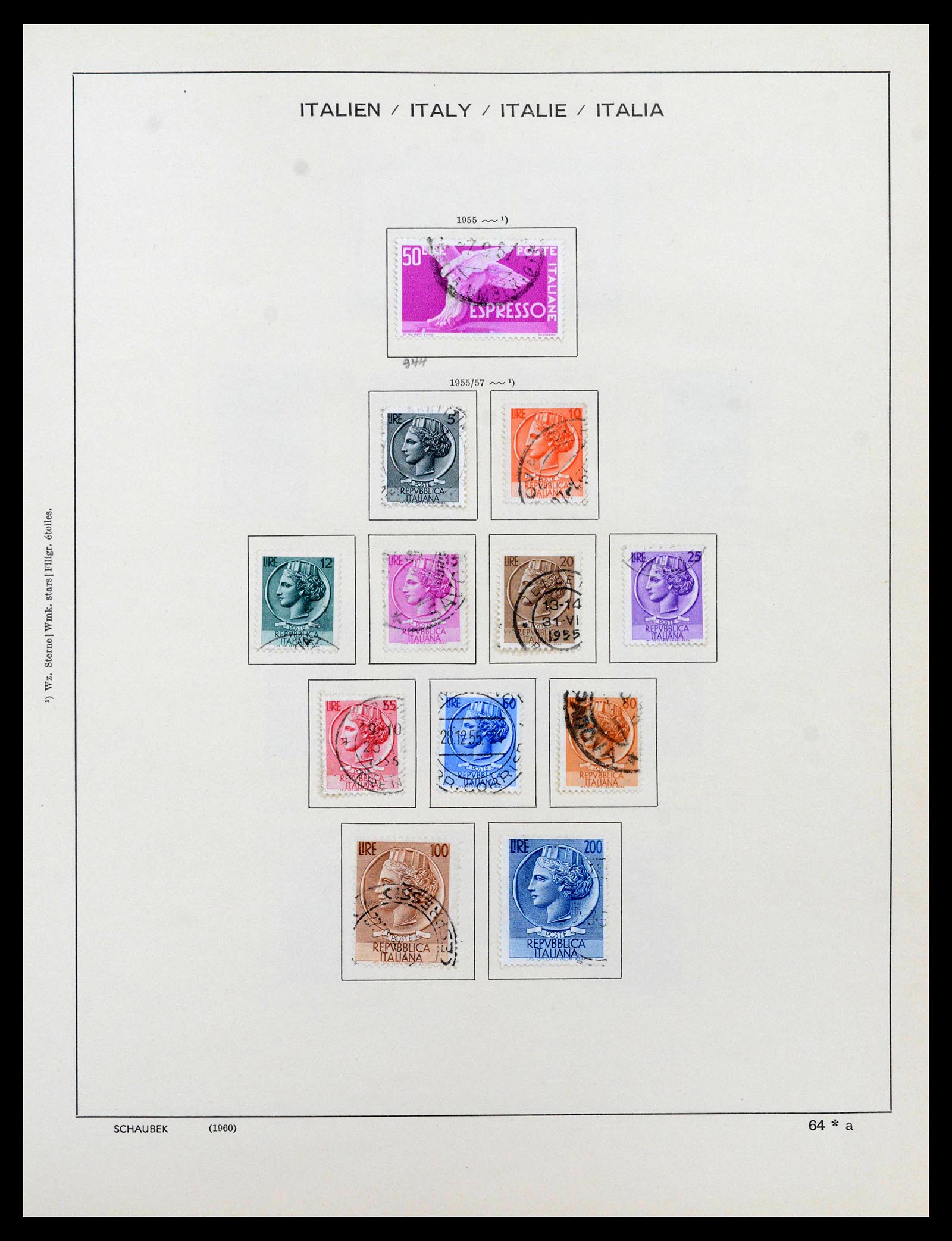 38997 0062 - Postzegelverzameling 38997 Italië 1863-1970.