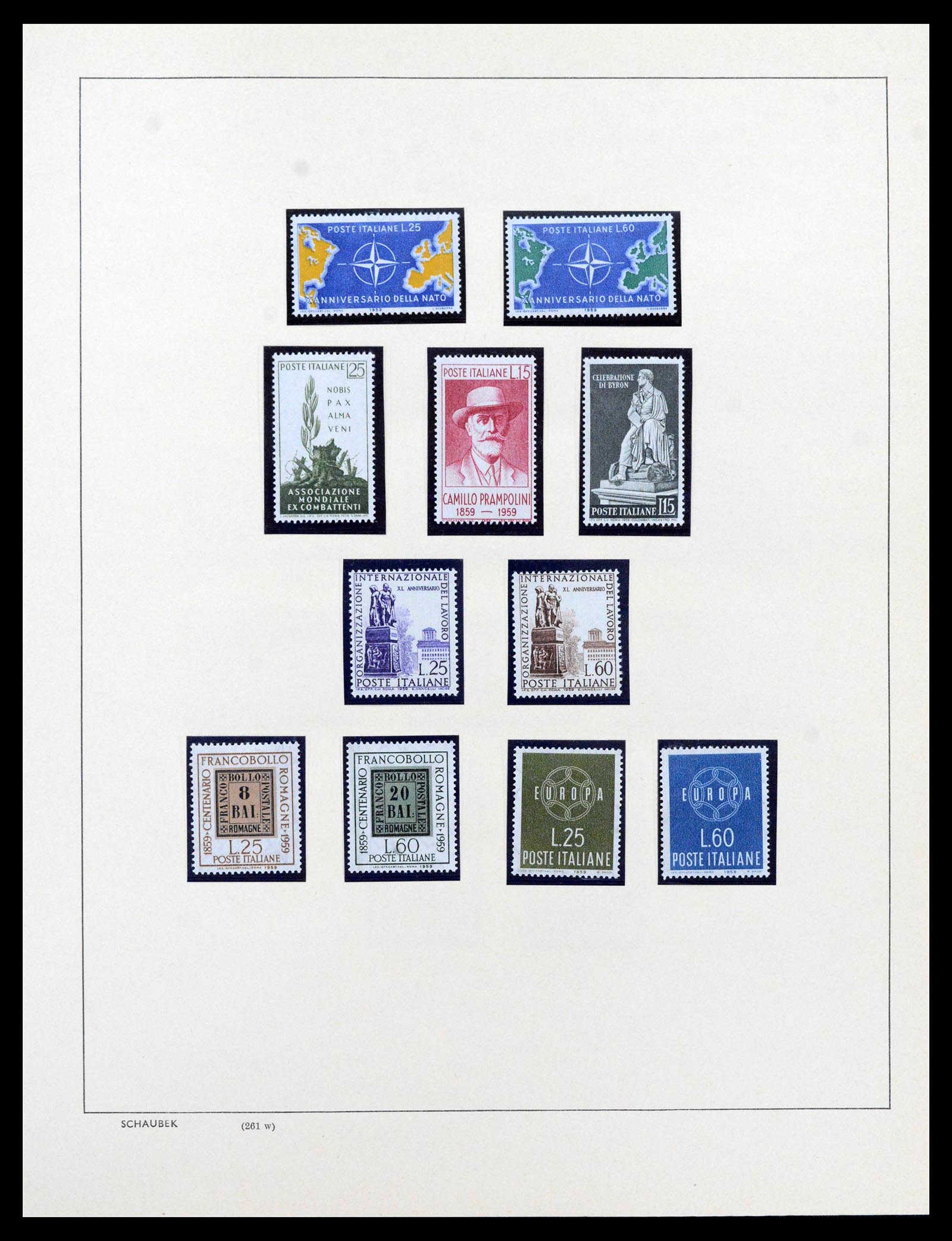 38997 0069 - Postzegelverzameling 38997 Italië 1863-1970.
