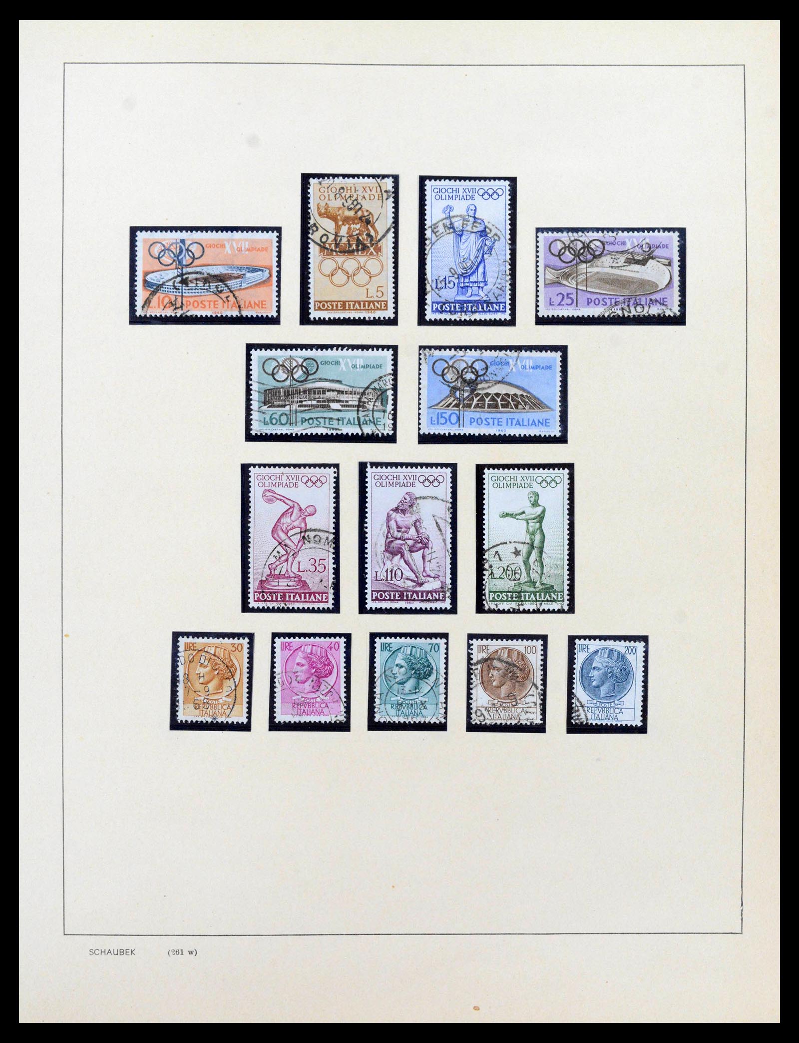 38997 0074 - Postzegelverzameling 38997 Italië 1863-1970.