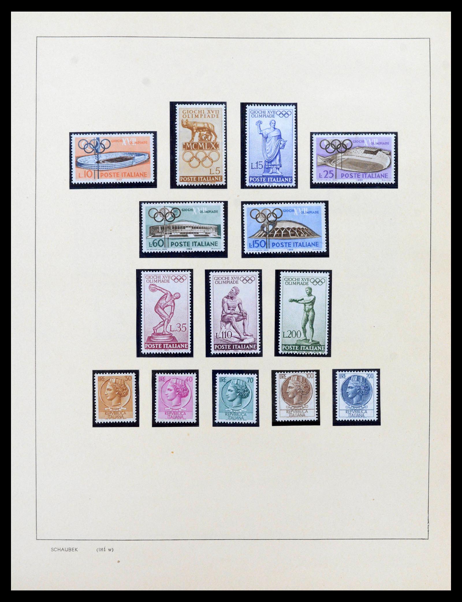 38997 0075 - Postzegelverzameling 38997 Italië 1863-1970.