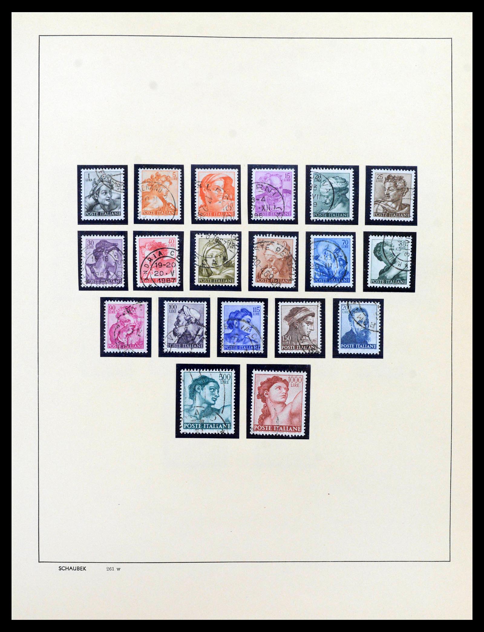 38997 0076 - Postzegelverzameling 38997 Italië 1863-1970.