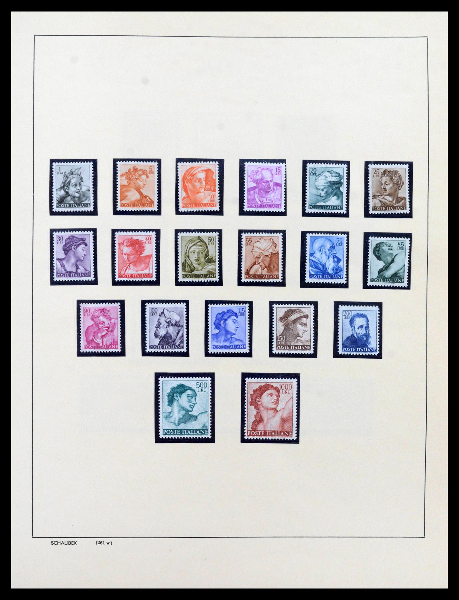 38997 0077 - Postzegelverzameling 38997 Italië 1863-1970.
