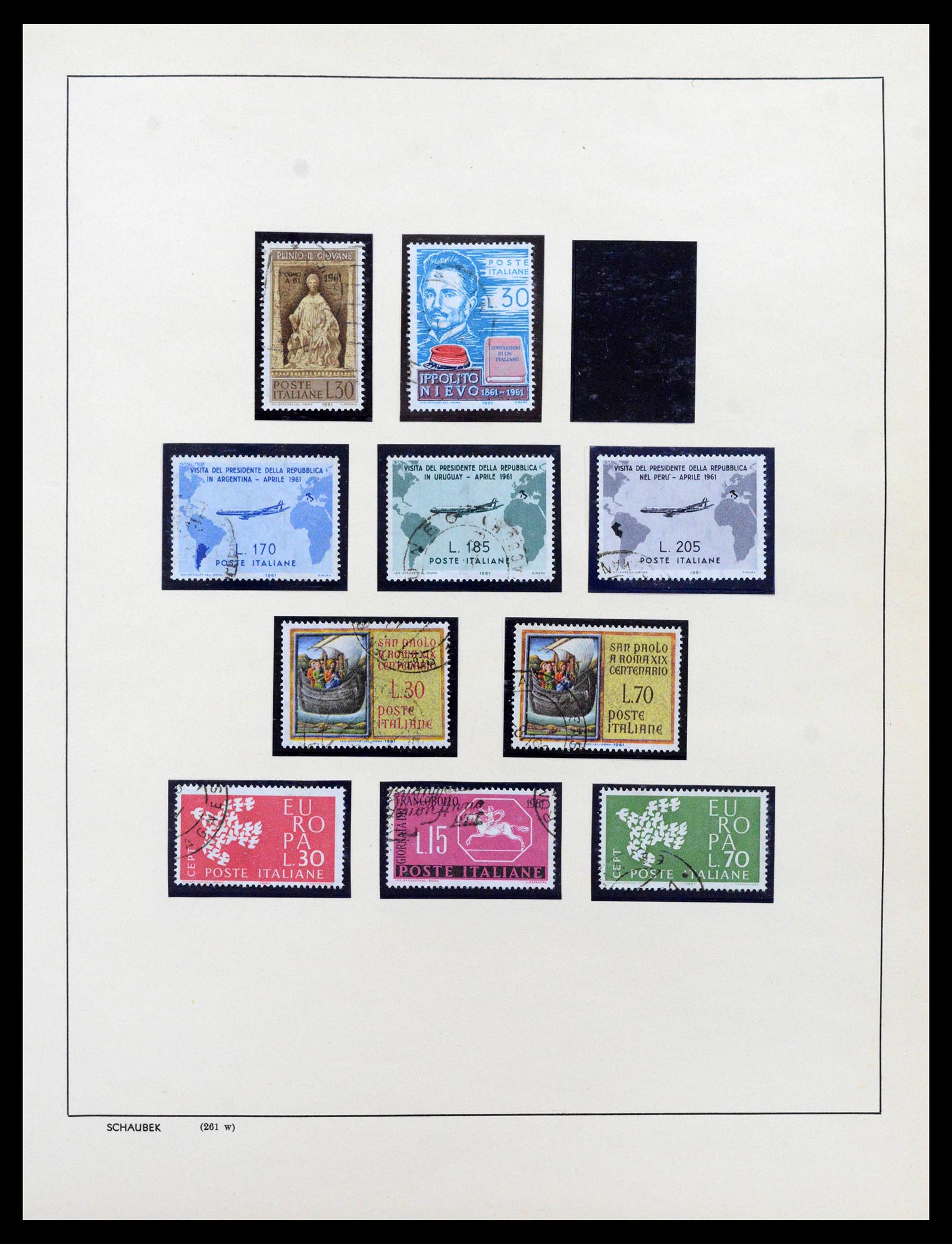 38997 0078 - Postzegelverzameling 38997 Italië 1863-1970.