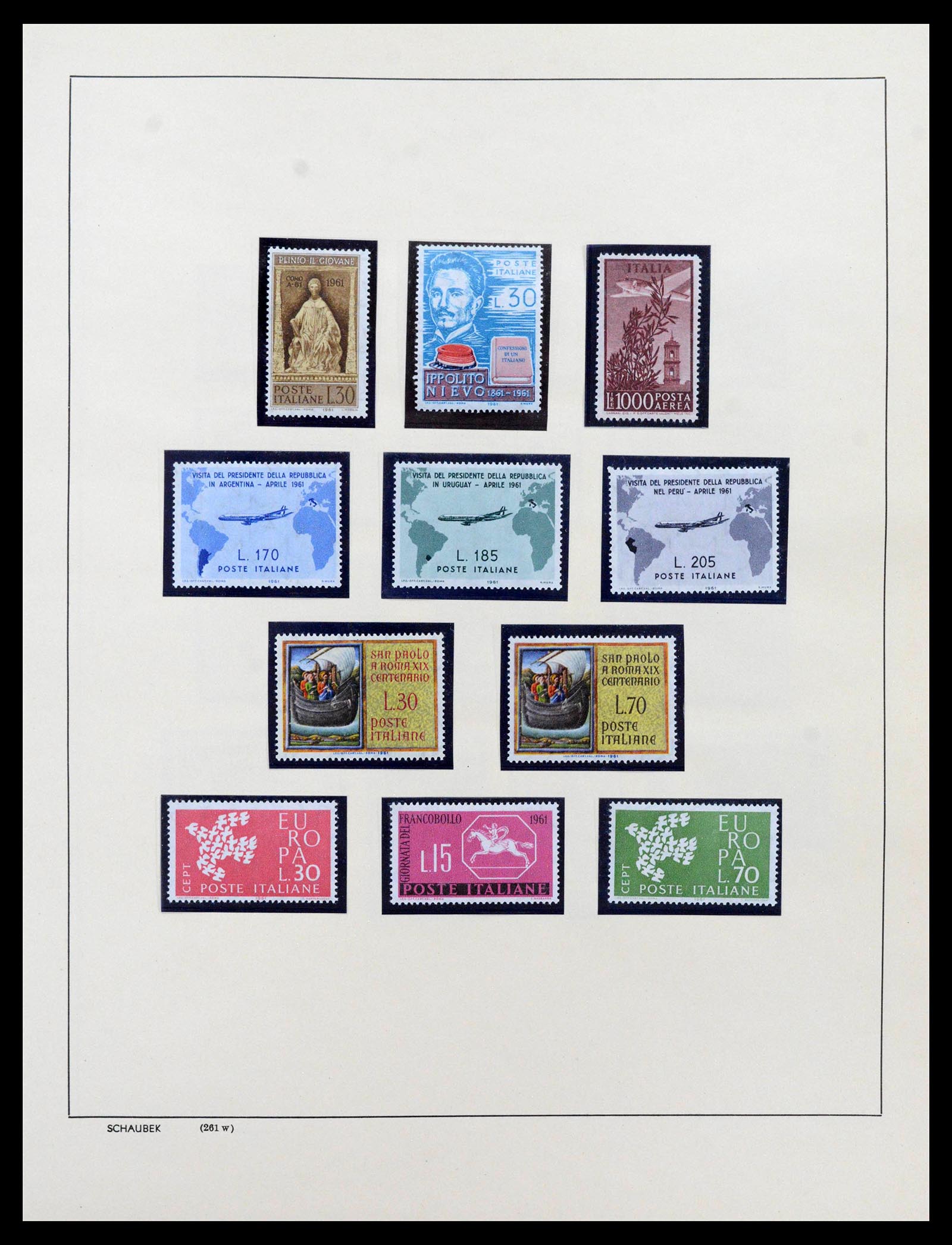 38997 0079 - Postzegelverzameling 38997 Italië 1863-1970.