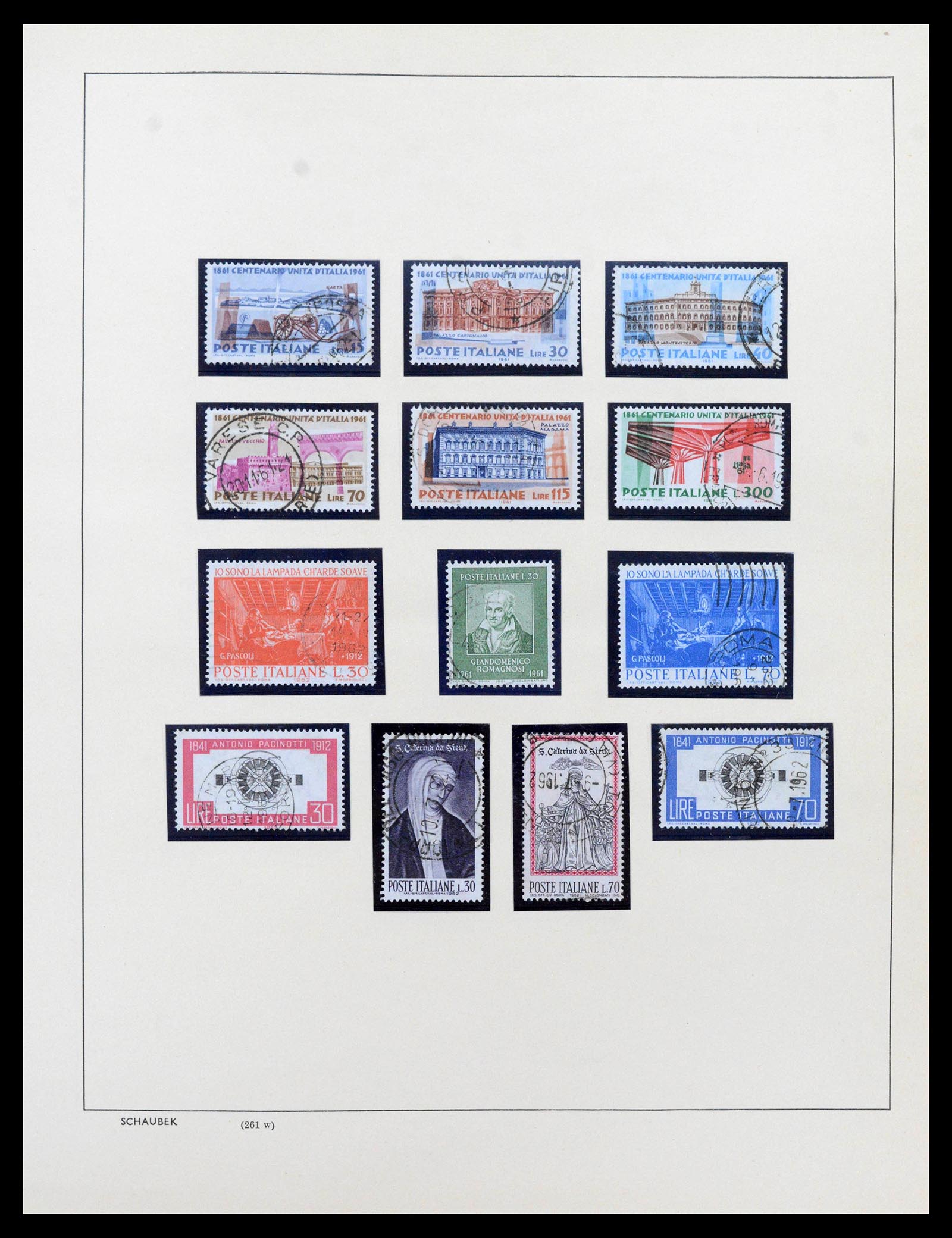 38997 0080 - Postzegelverzameling 38997 Italië 1863-1970.