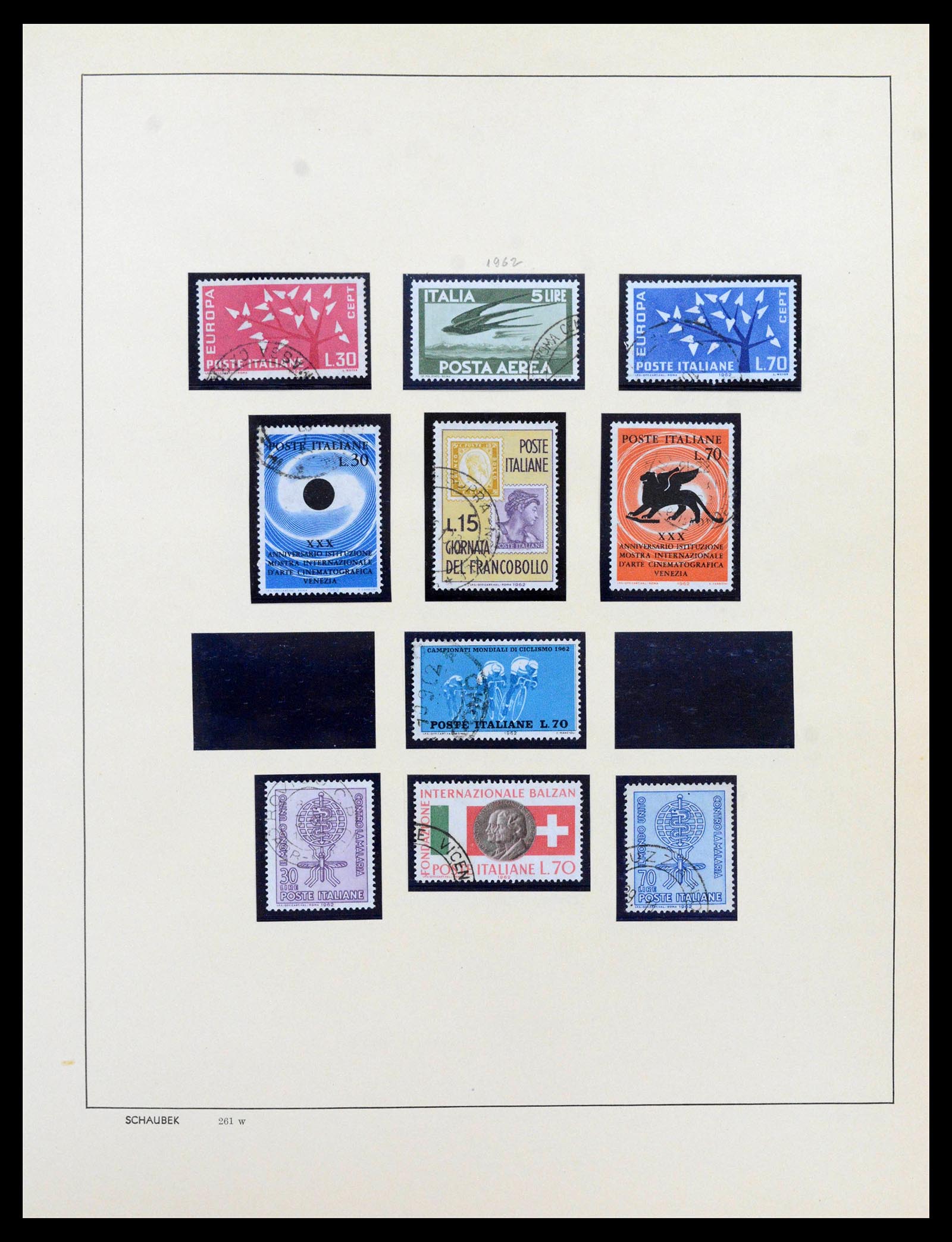 38997 0082 - Postzegelverzameling 38997 Italië 1863-1970.