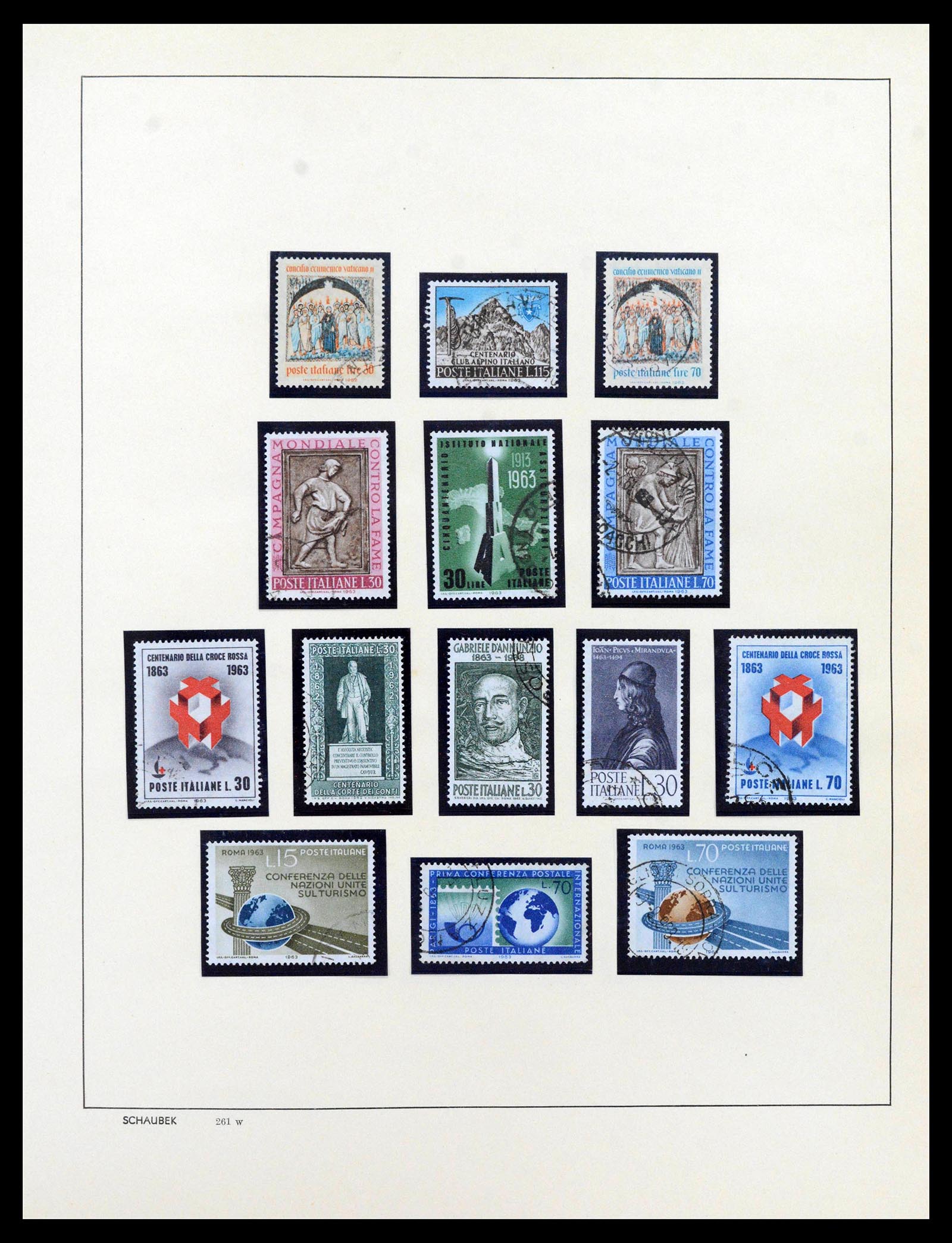 38997 0084 - Postzegelverzameling 38997 Italië 1863-1970.