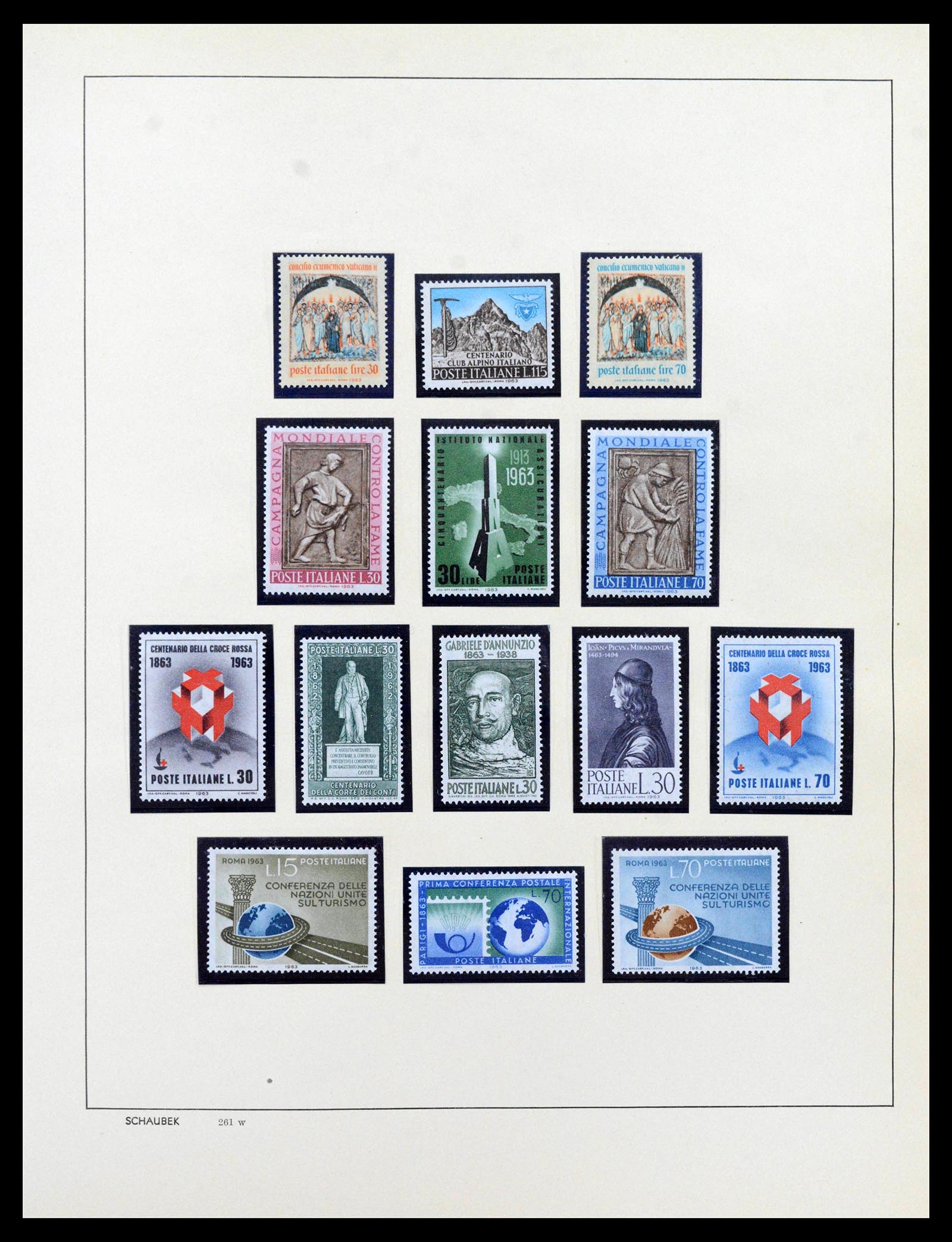 38997 0085 - Postzegelverzameling 38997 Italië 1863-1970.