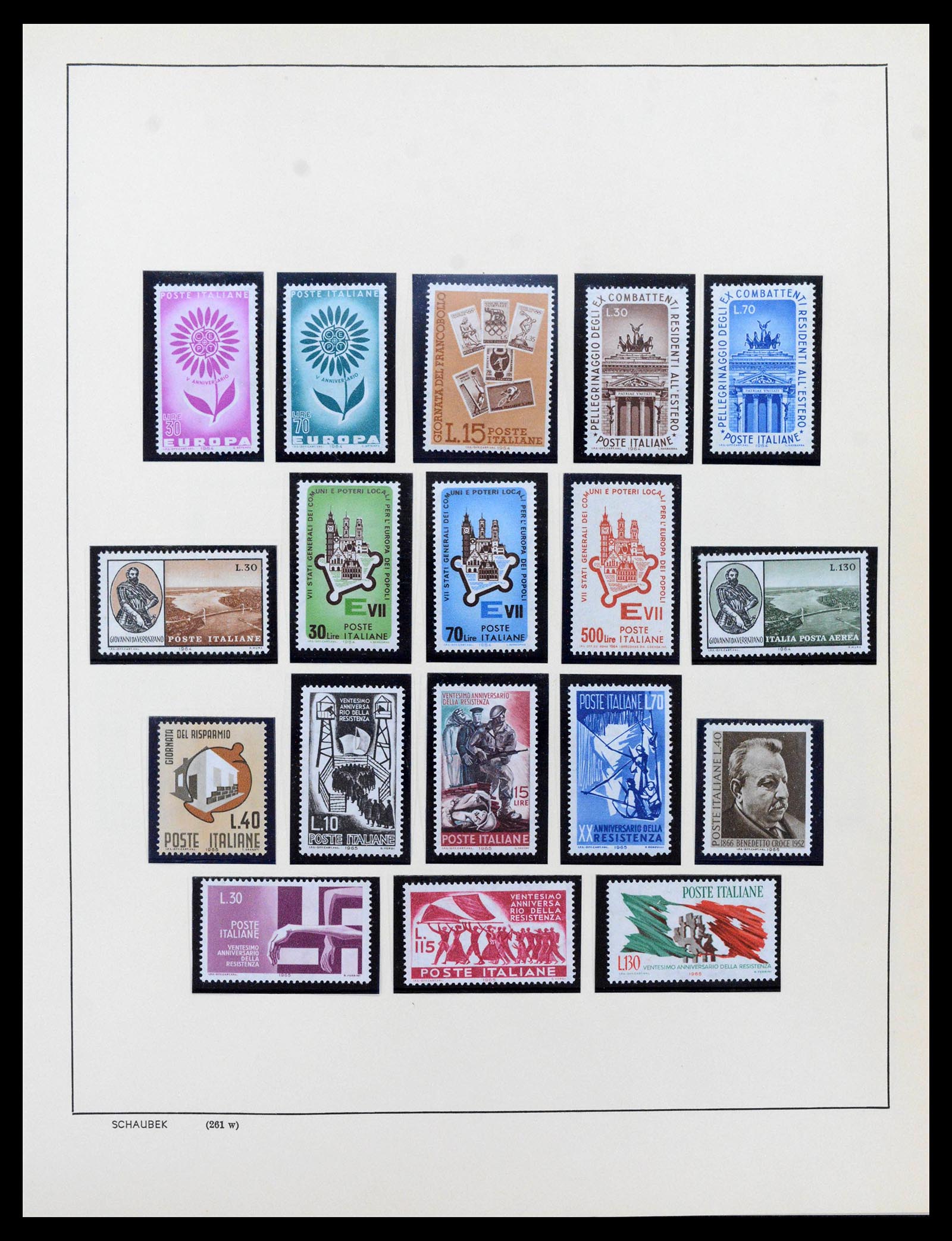38997 0089 - Postzegelverzameling 38997 Italië 1863-1970.