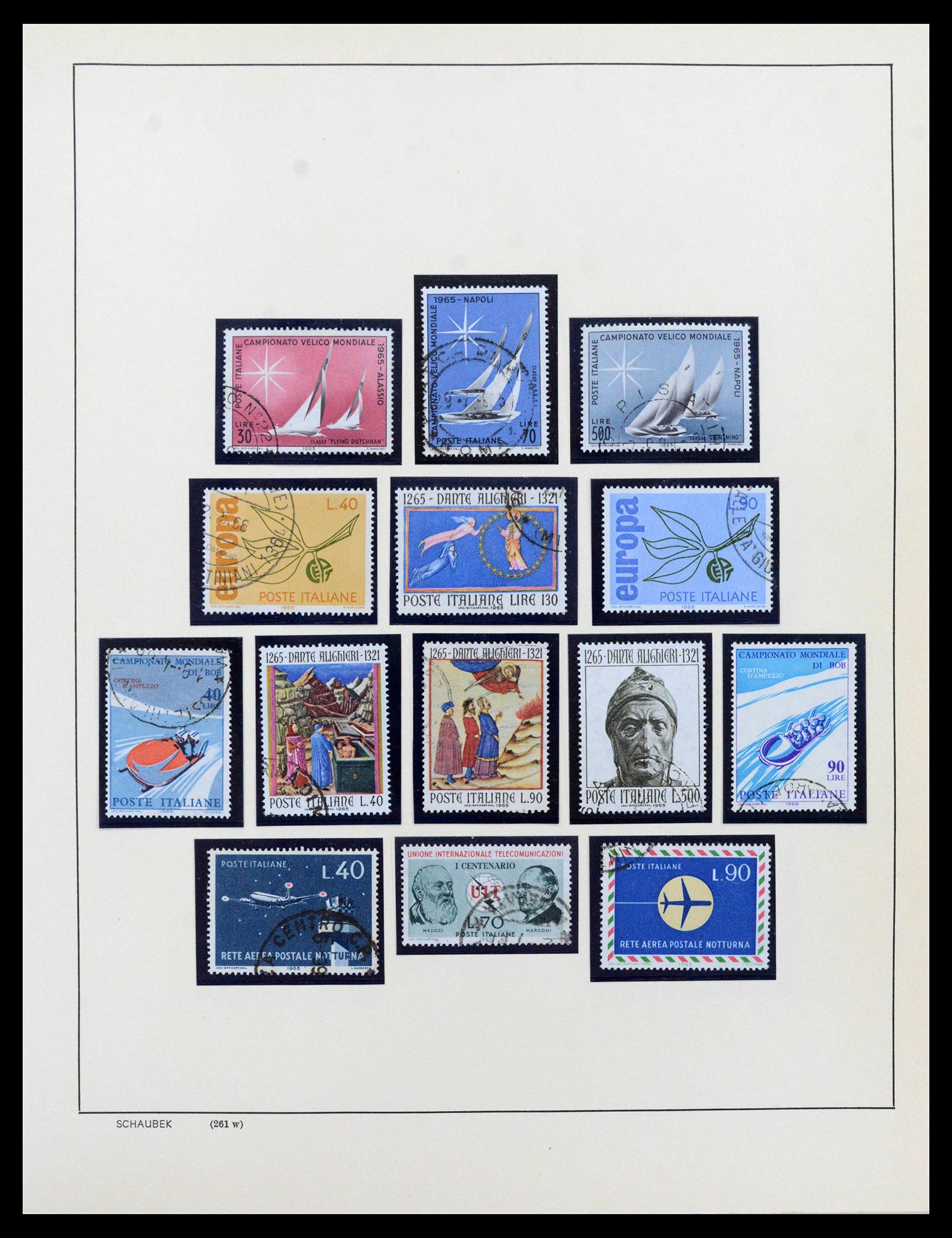 38997 0090 - Postzegelverzameling 38997 Italië 1863-1970.