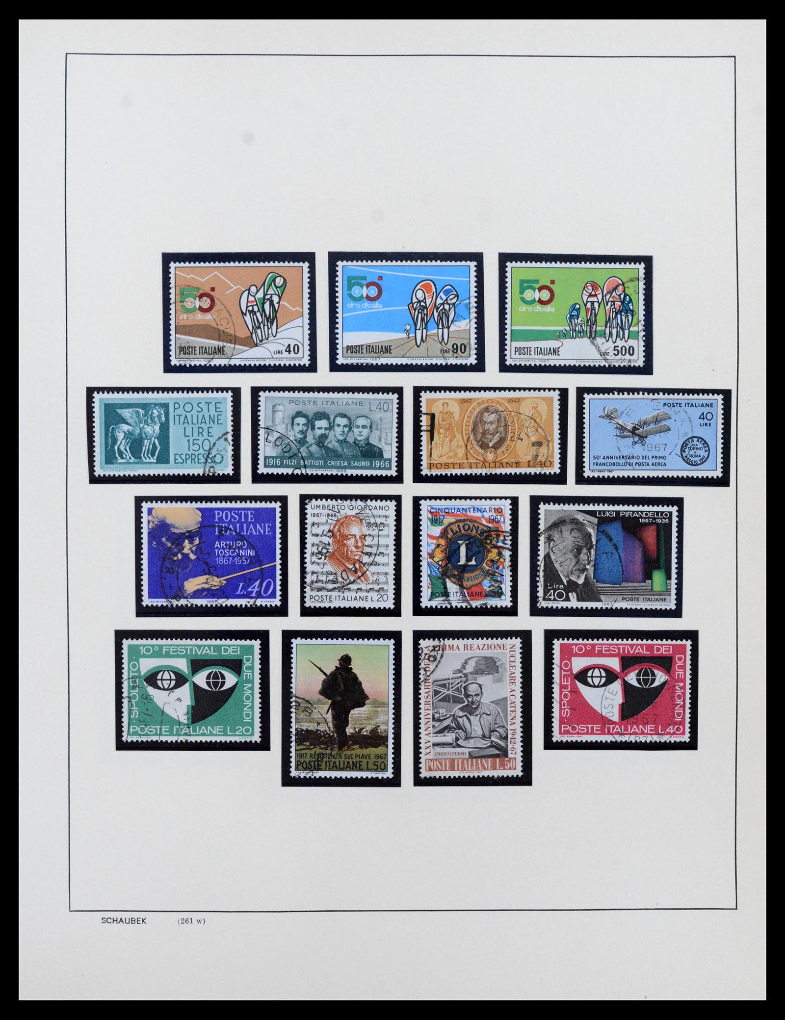 38997 0096 - Postzegelverzameling 38997 Italië 1863-1970.
