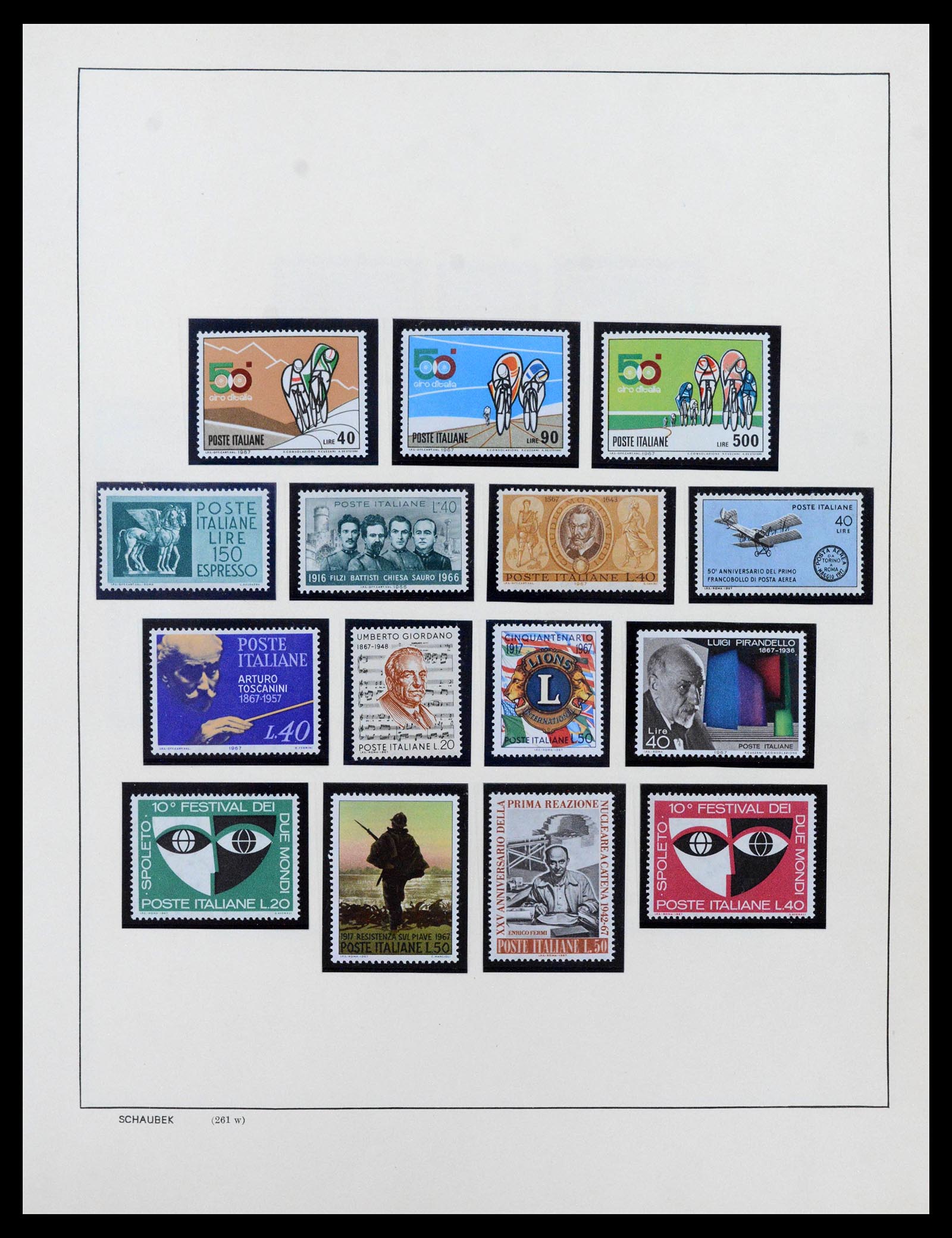 38997 0097 - Postzegelverzameling 38997 Italië 1863-1970.