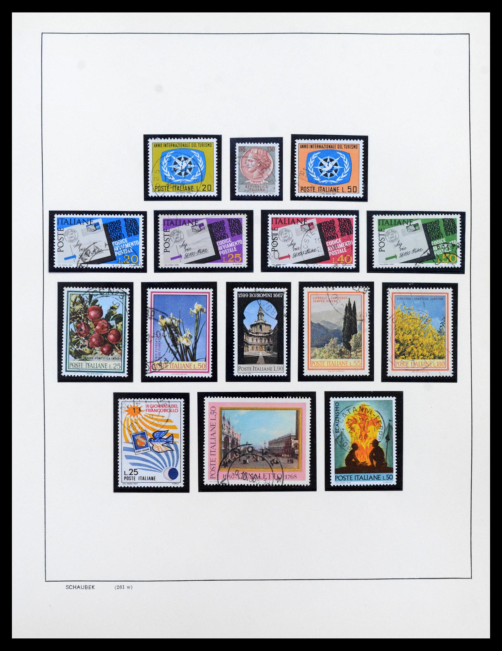 38997 0098 - Postzegelverzameling 38997 Italië 1863-1970.