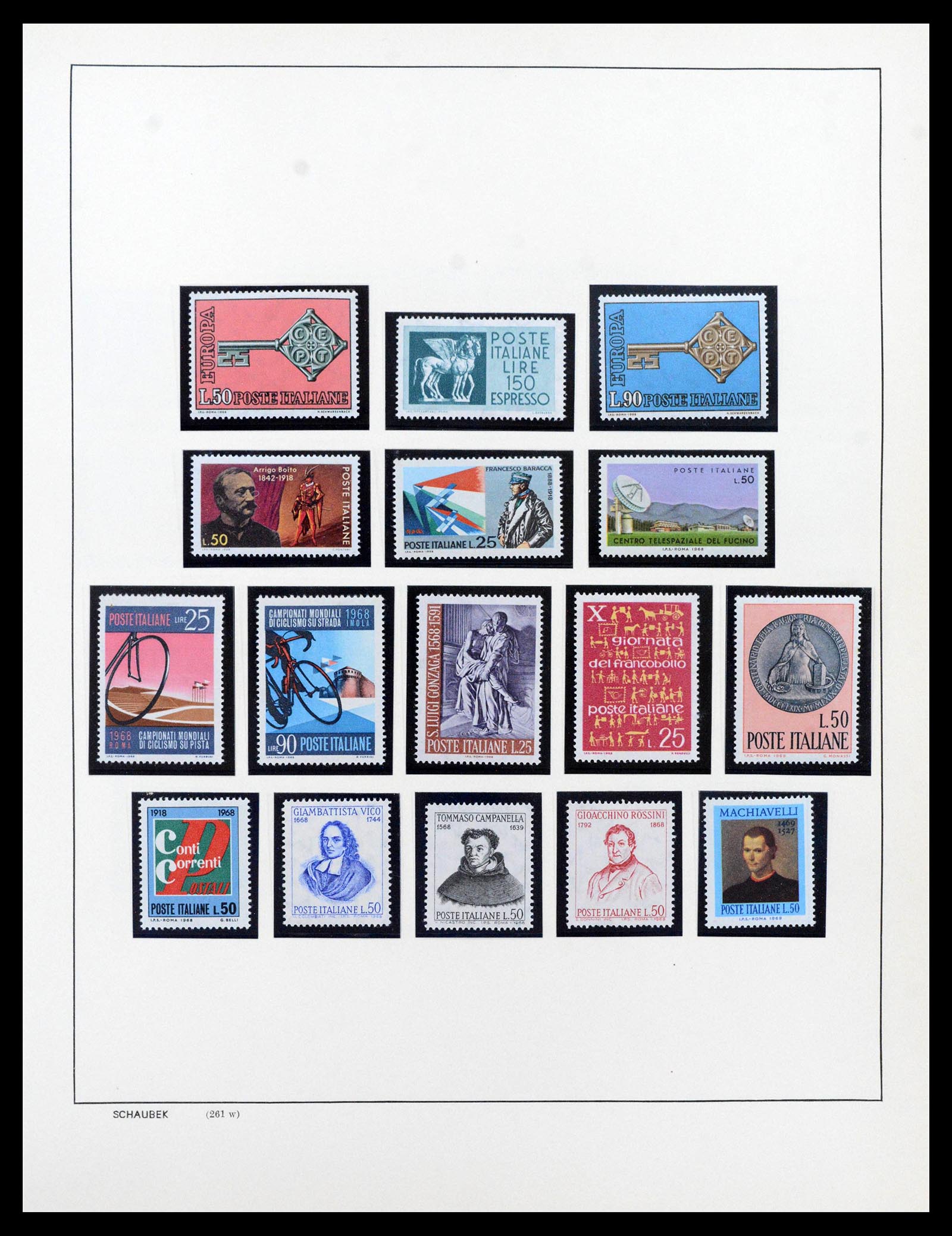 38997 0101 - Postzegelverzameling 38997 Italië 1863-1970.