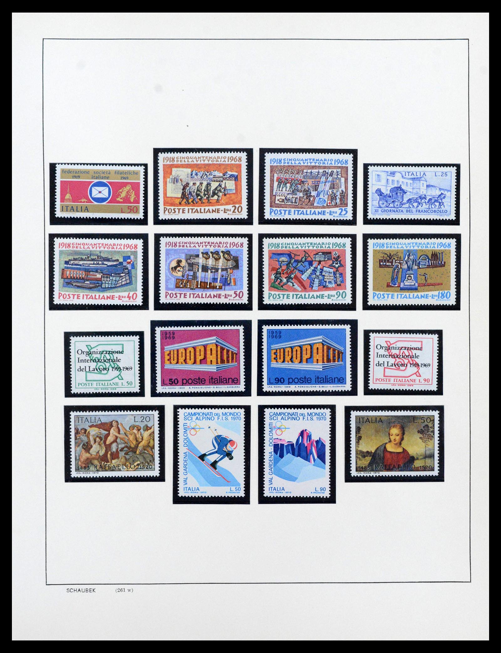 38997 0103 - Postzegelverzameling 38997 Italië 1863-1970.