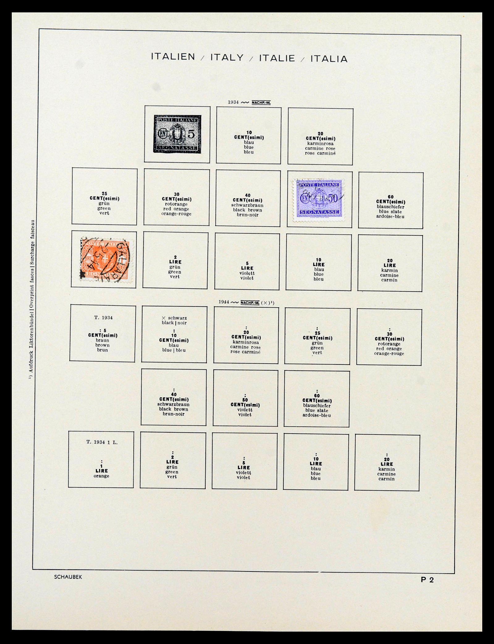 38997 0105 - Postzegelverzameling 38997 Italië 1863-1970.