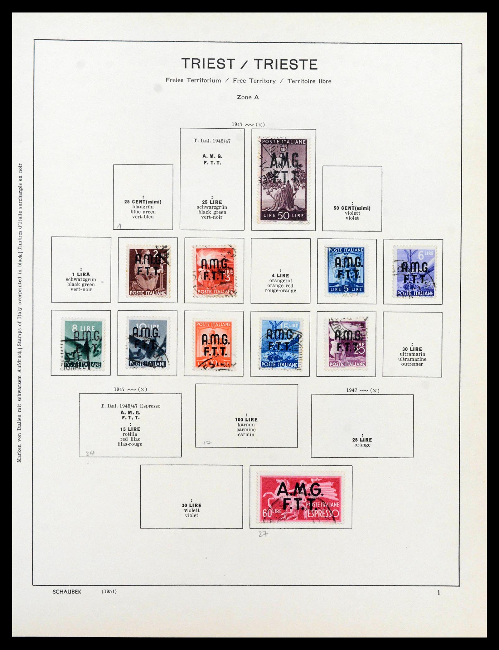 38997 0110 - Postzegelverzameling 38997 Italië 1863-1970.