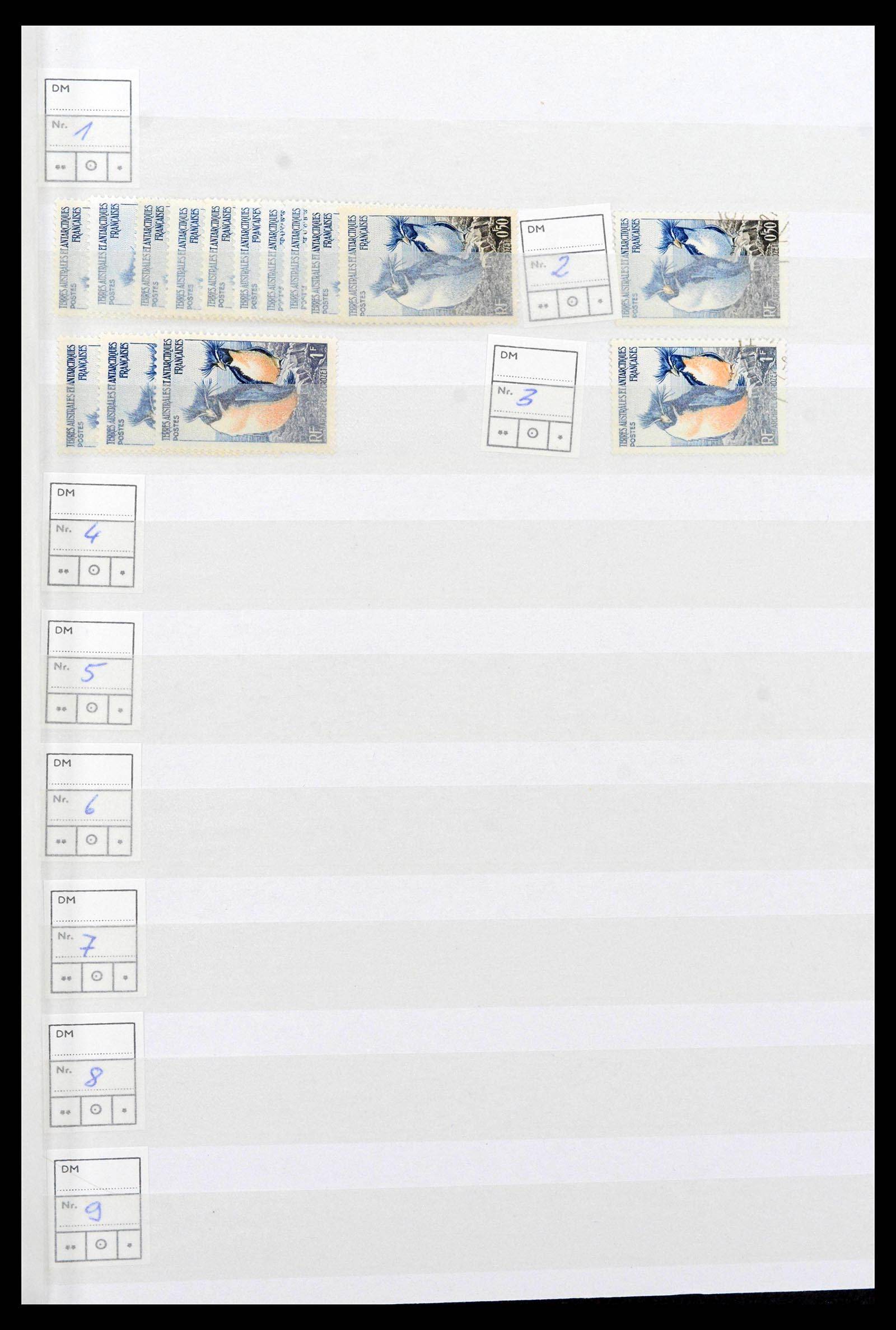 38999 0001 - Stamp collection 38999 French and British Antarctica 1956-2003.