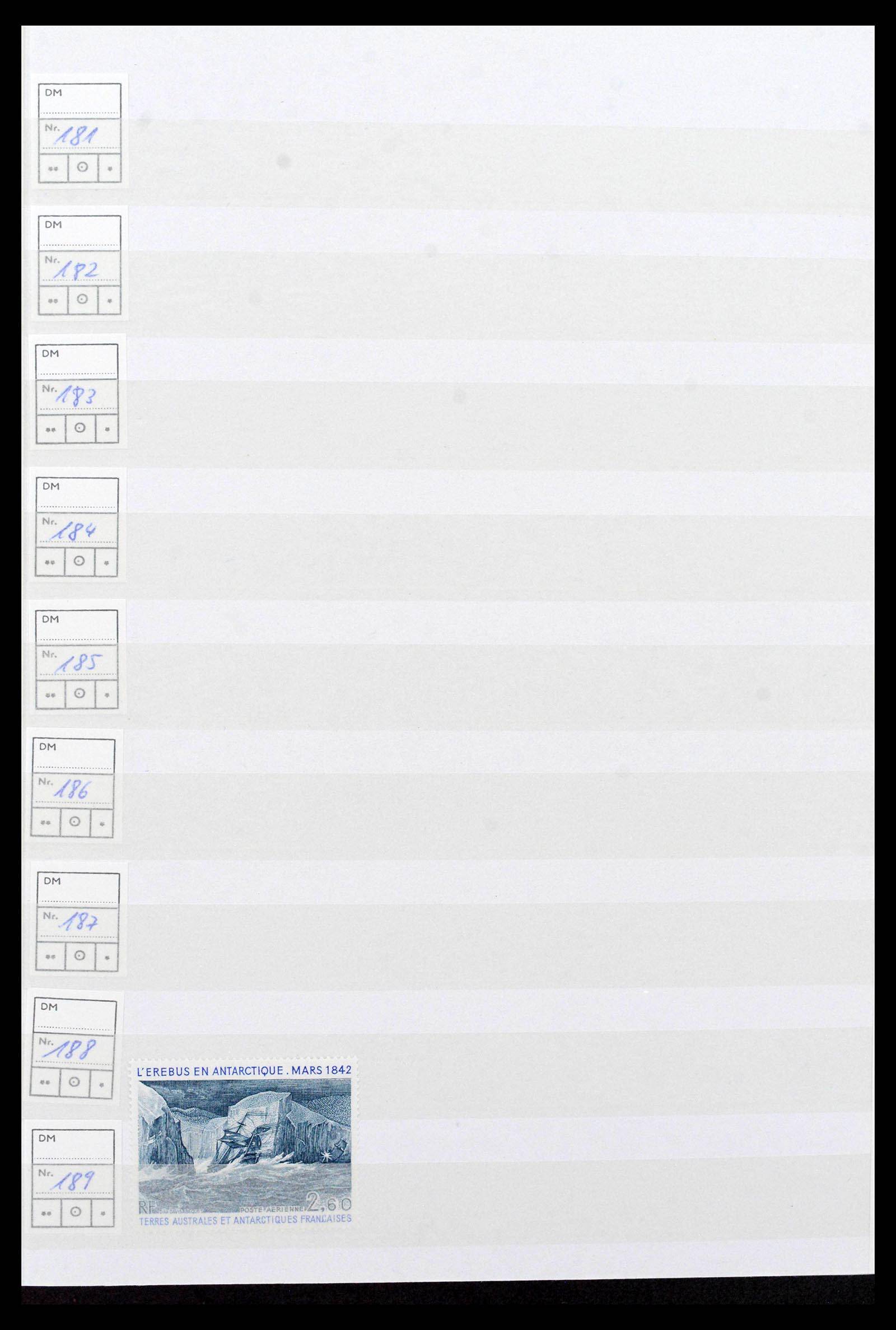 38999 0005 - Stamp collection 38999 French and British Antarctica 1956-2003.