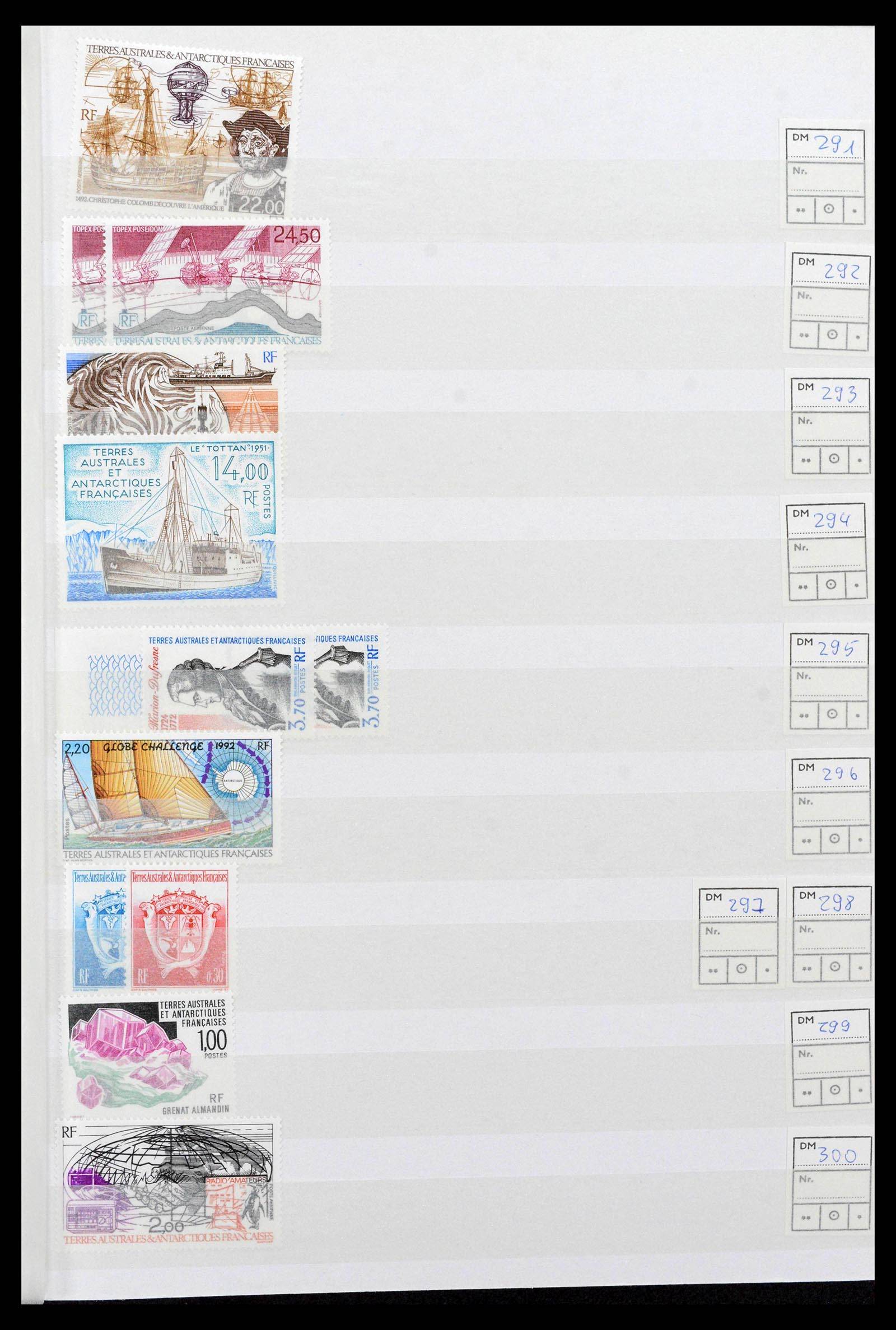 38999 0016 - Stamp collection 38999 French and British Antarctica 1956-2003.