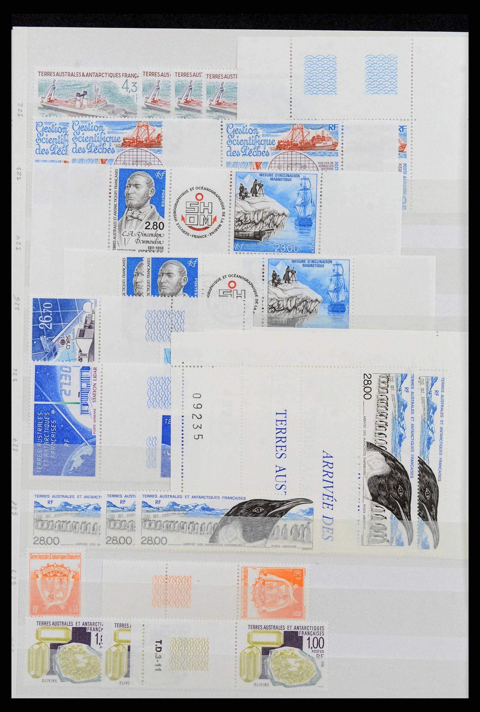 38999 0019 - Stamp collection 38999 French and British Antarctica 1956-2003.