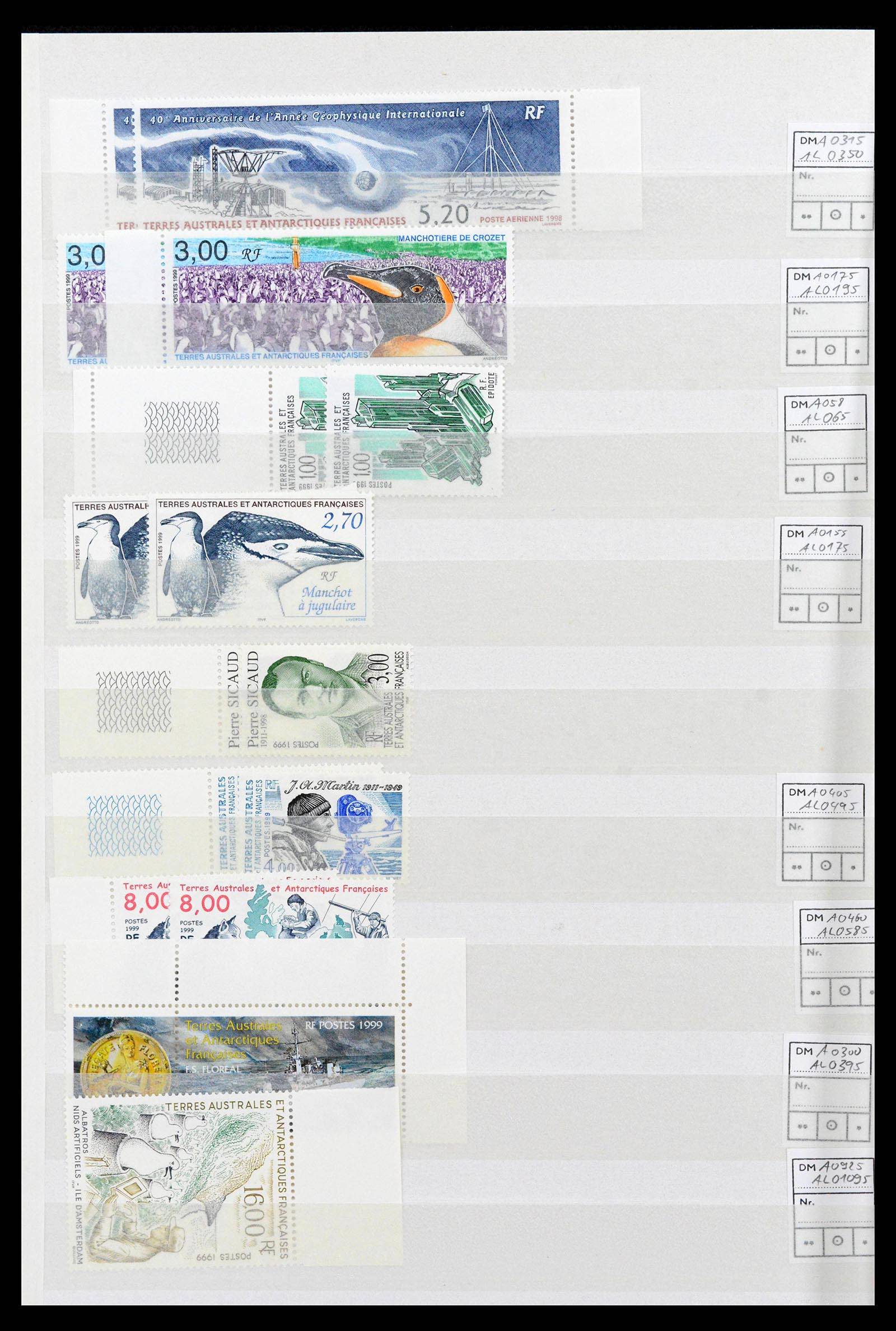 38999 0027 - Stamp collection 38999 French and British Antarctica 1956-2003.