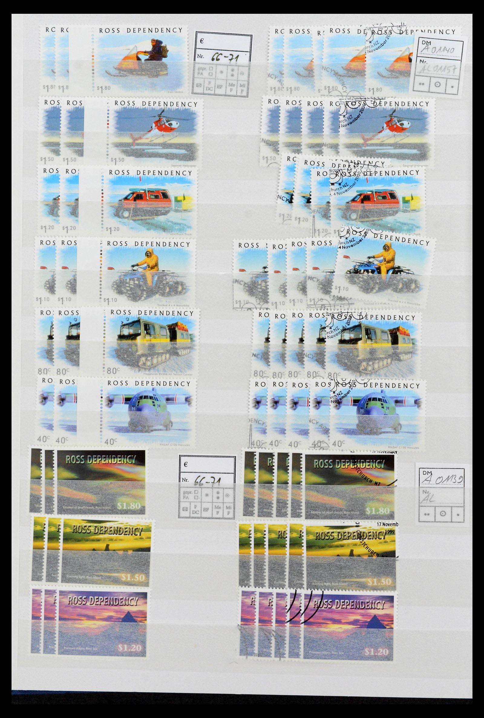 38999 0059 - Stamp collection 38999 French and British Antarctica 1956-2003.