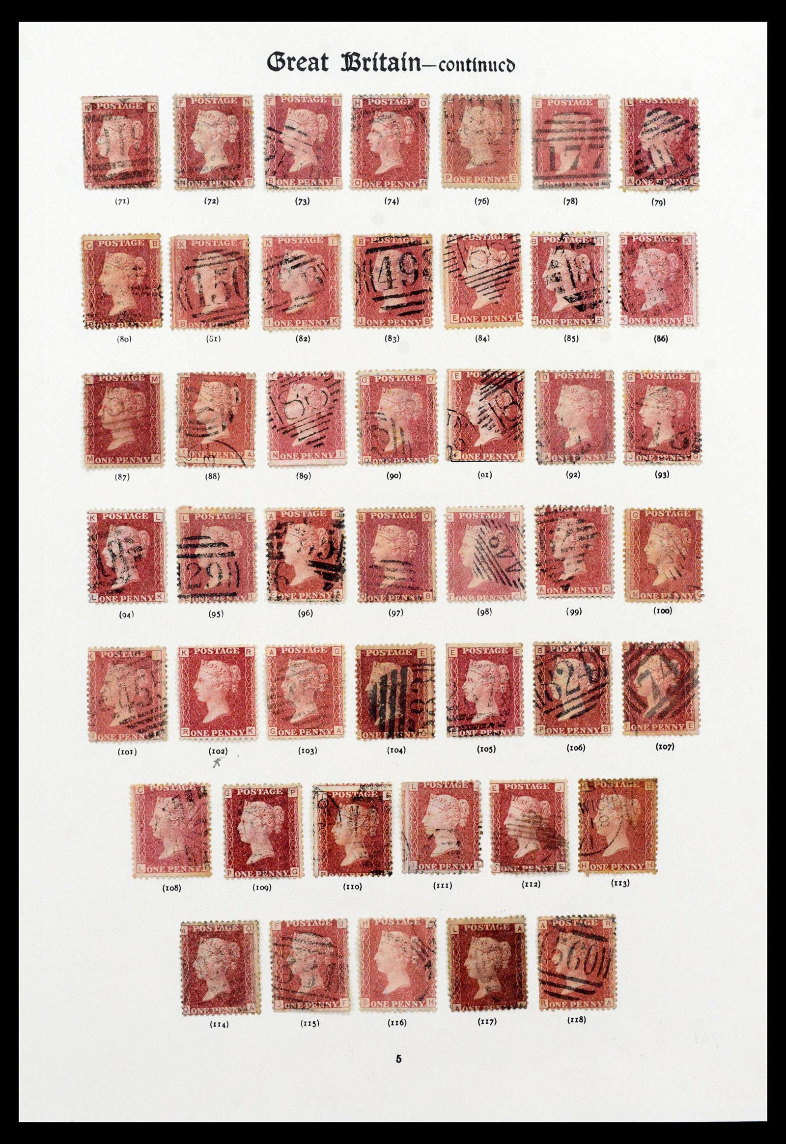 39000 0002 - Stamp collection 39000 Great Britain supercollection 1840-1936.