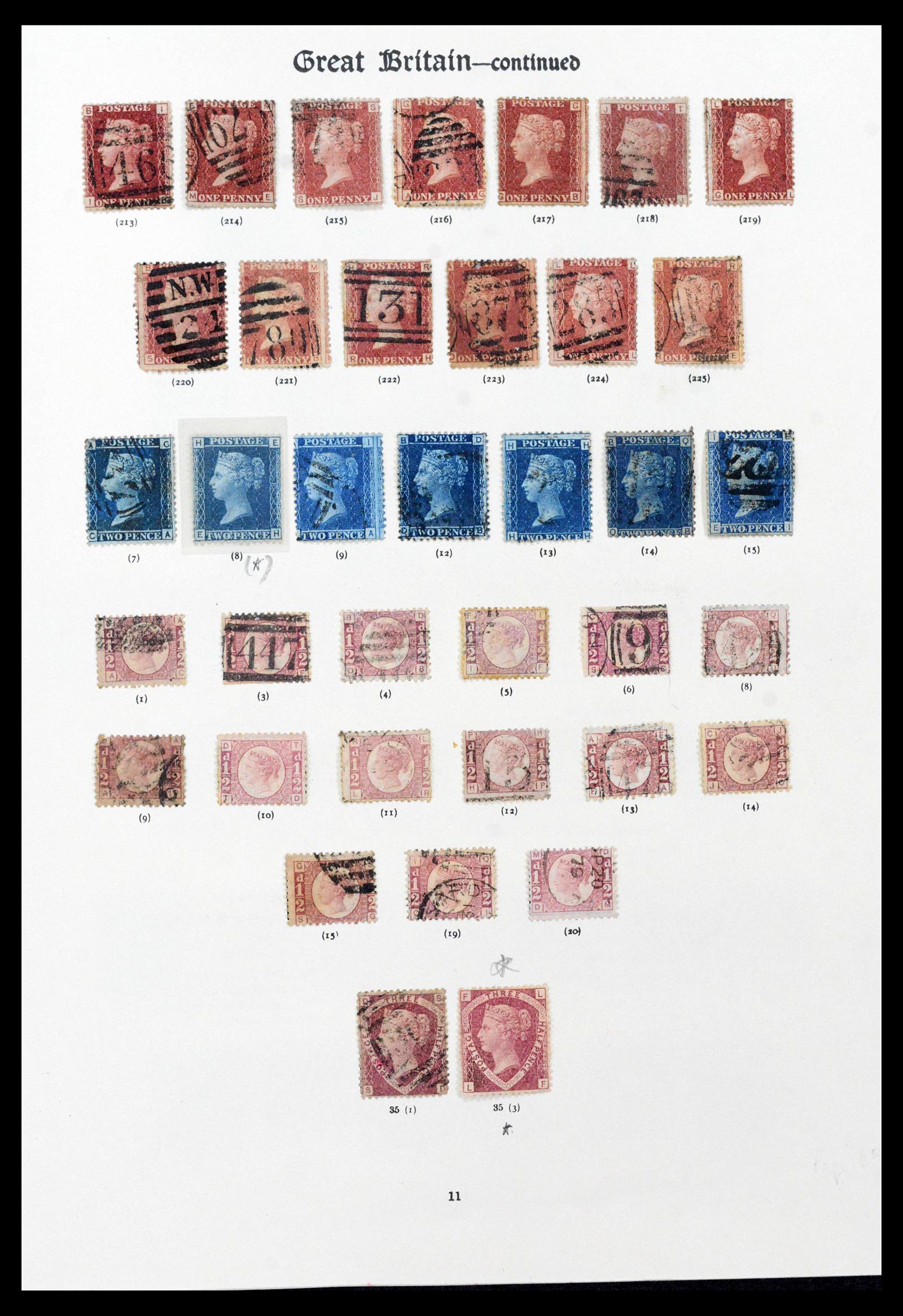 39000 0005 - Stamp collection 39000 Great Britain supercollection 1840-1936.