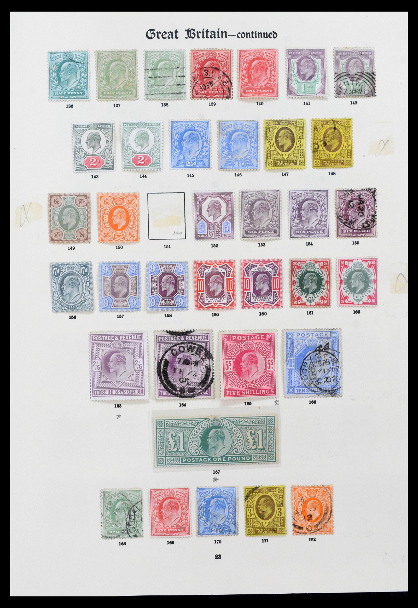 39000 0011 - Stamp collection 39000 Great Britain supercollection 1840-1936.