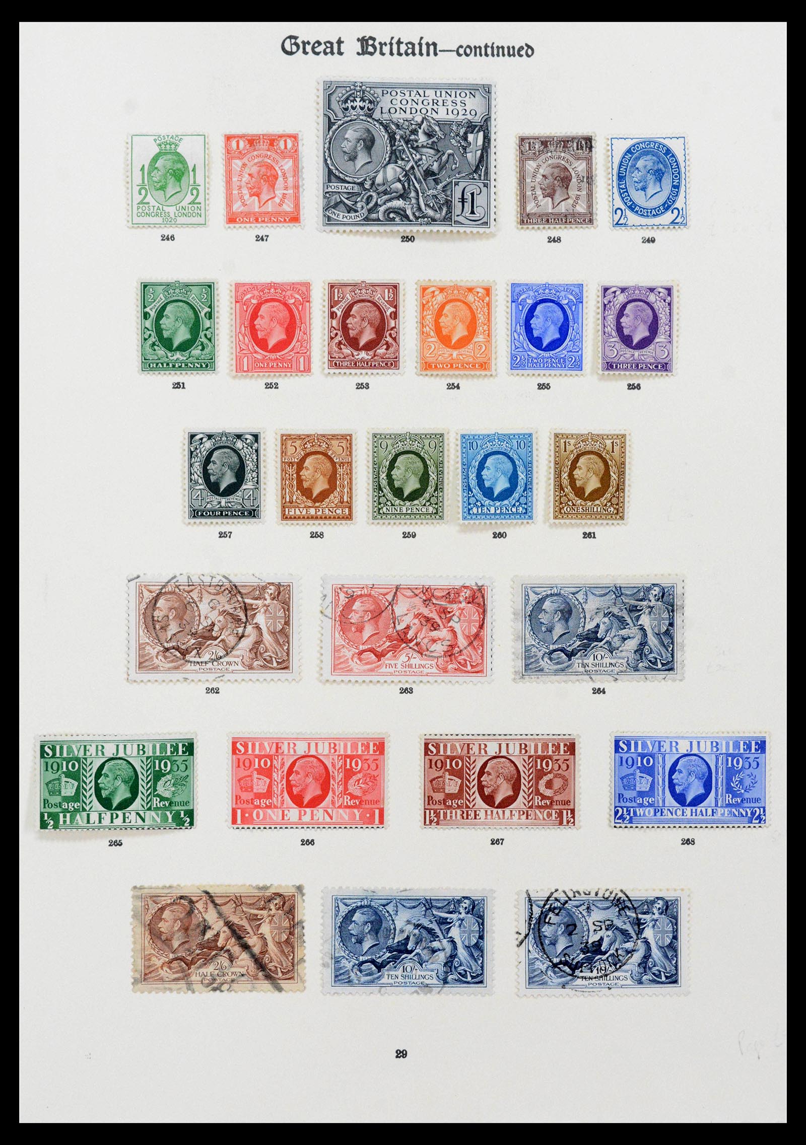 39000 0014 - Stamp collection 39000 Great Britain supercollection 1840-1936.