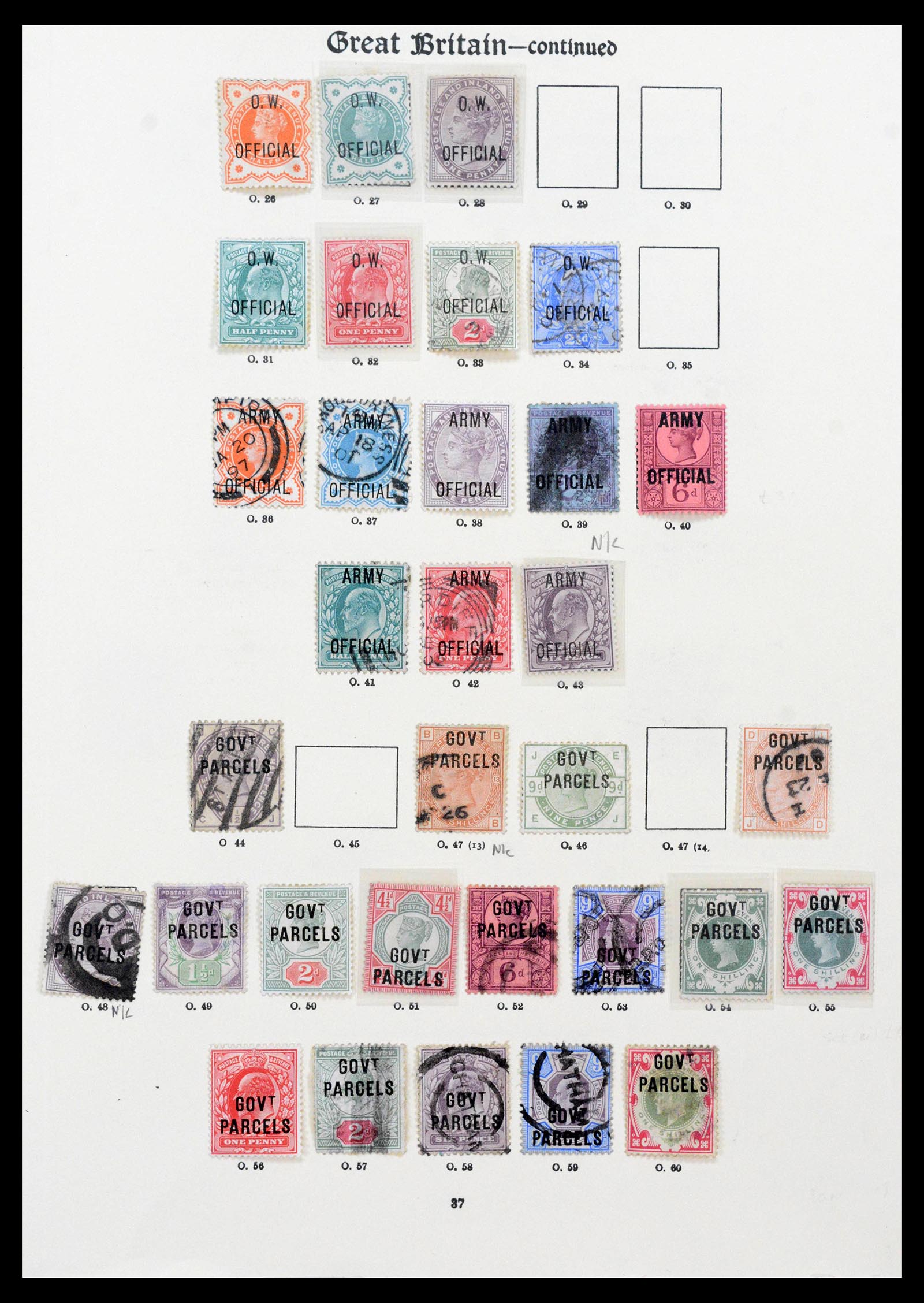 39000 0017 - Stamp collection 39000 Great Britain supercollection 1840-1936.