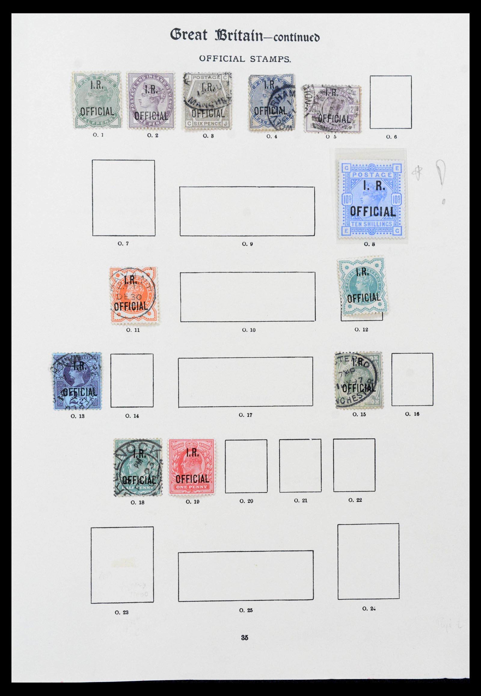 39000 0019 - Stamp collection 39000 Great Britain supercollection 1840-1936.