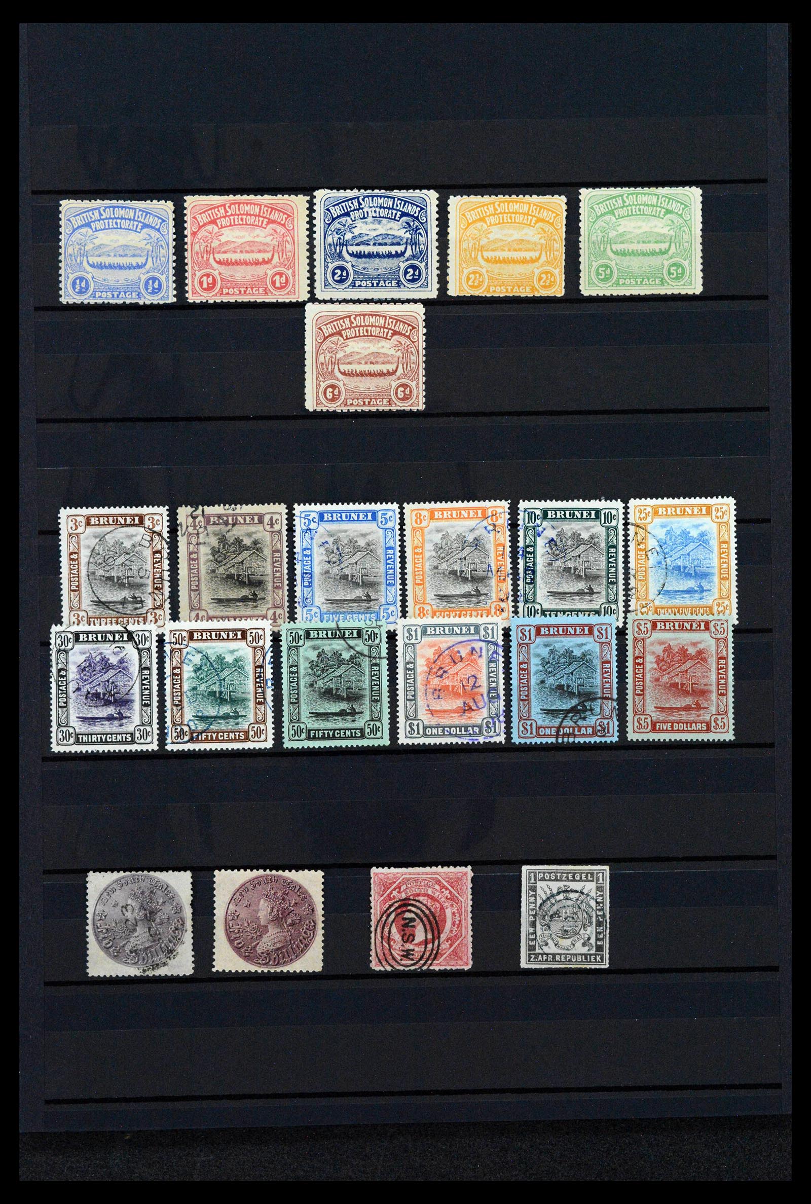 39001 0002 - Stamp collection 39001 British colonies 1870-1936.