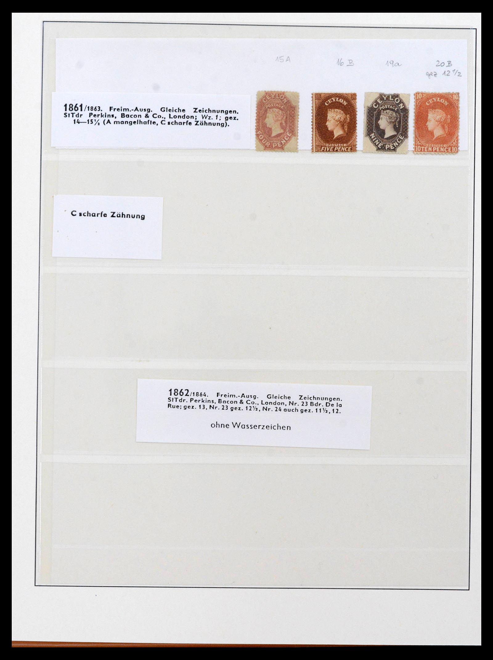 39003 0002 - Postzegelverzameling 39003 Ceylon/Sri Lanka 1857-2003.
