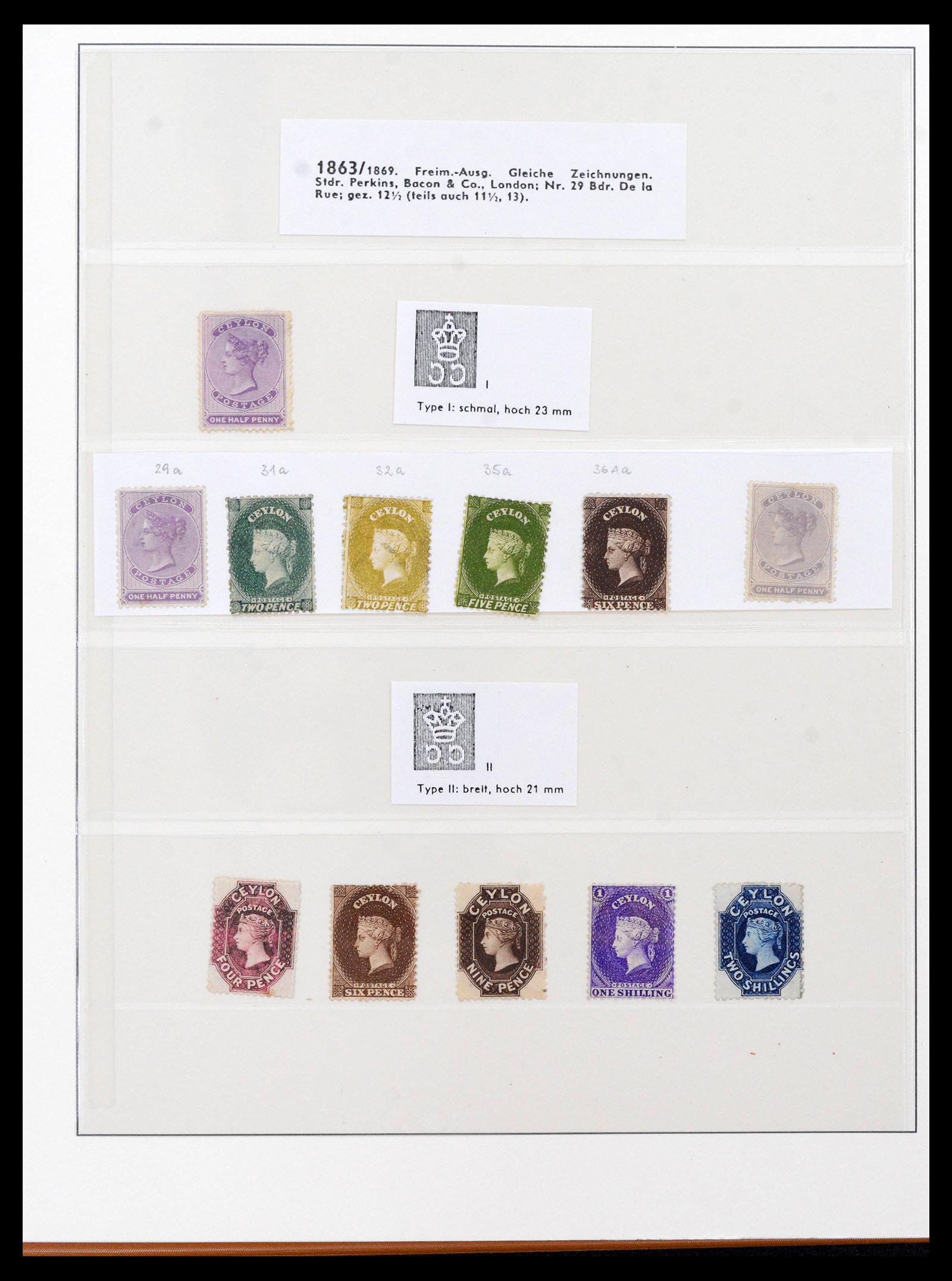 39003 0003 - Postzegelverzameling 39003 Ceylon/Sri Lanka 1857-2003.
