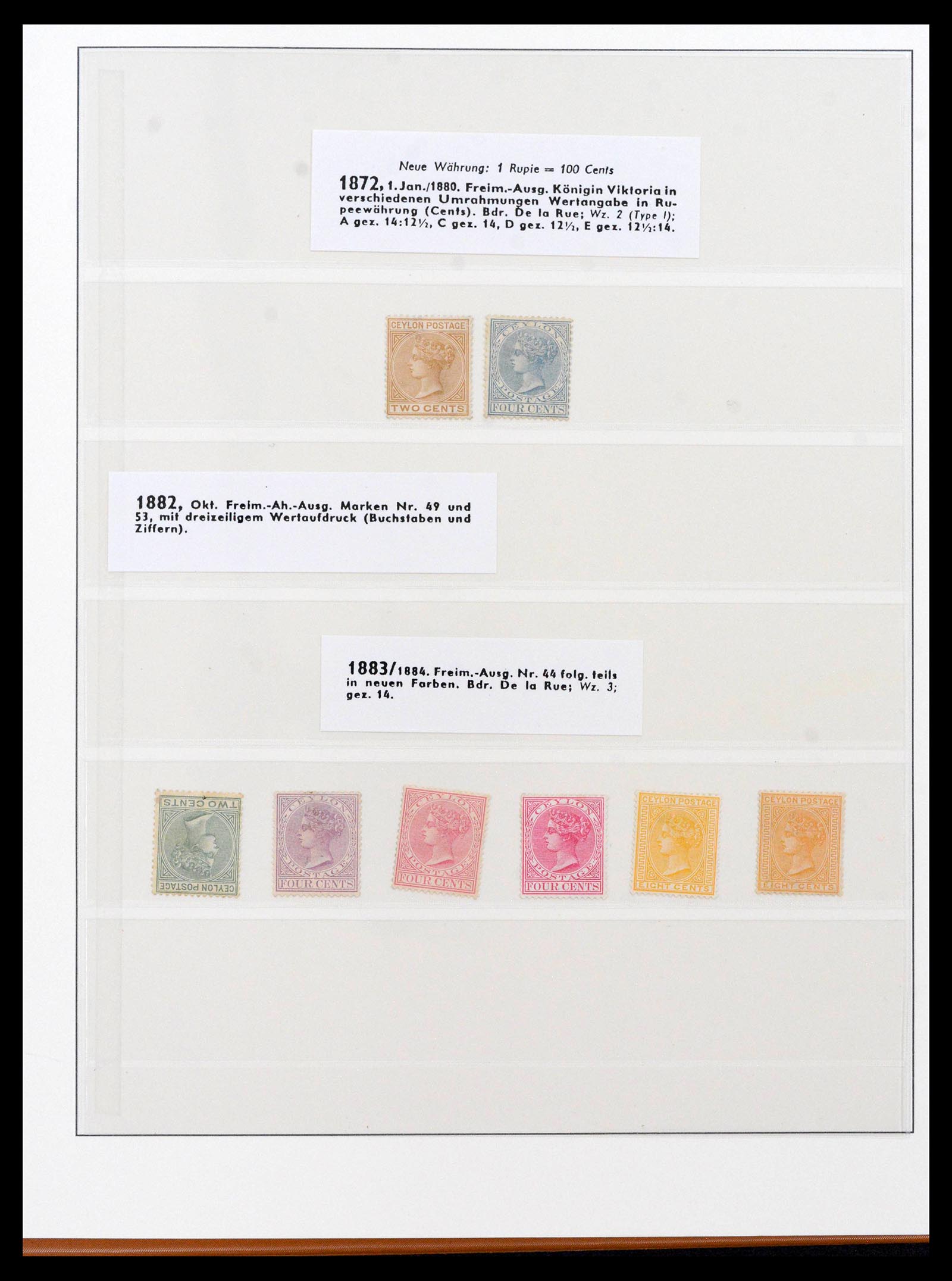 39003 0005 - Stamp collection 39003 Ceylon/Sri Lanka 1857-2003.