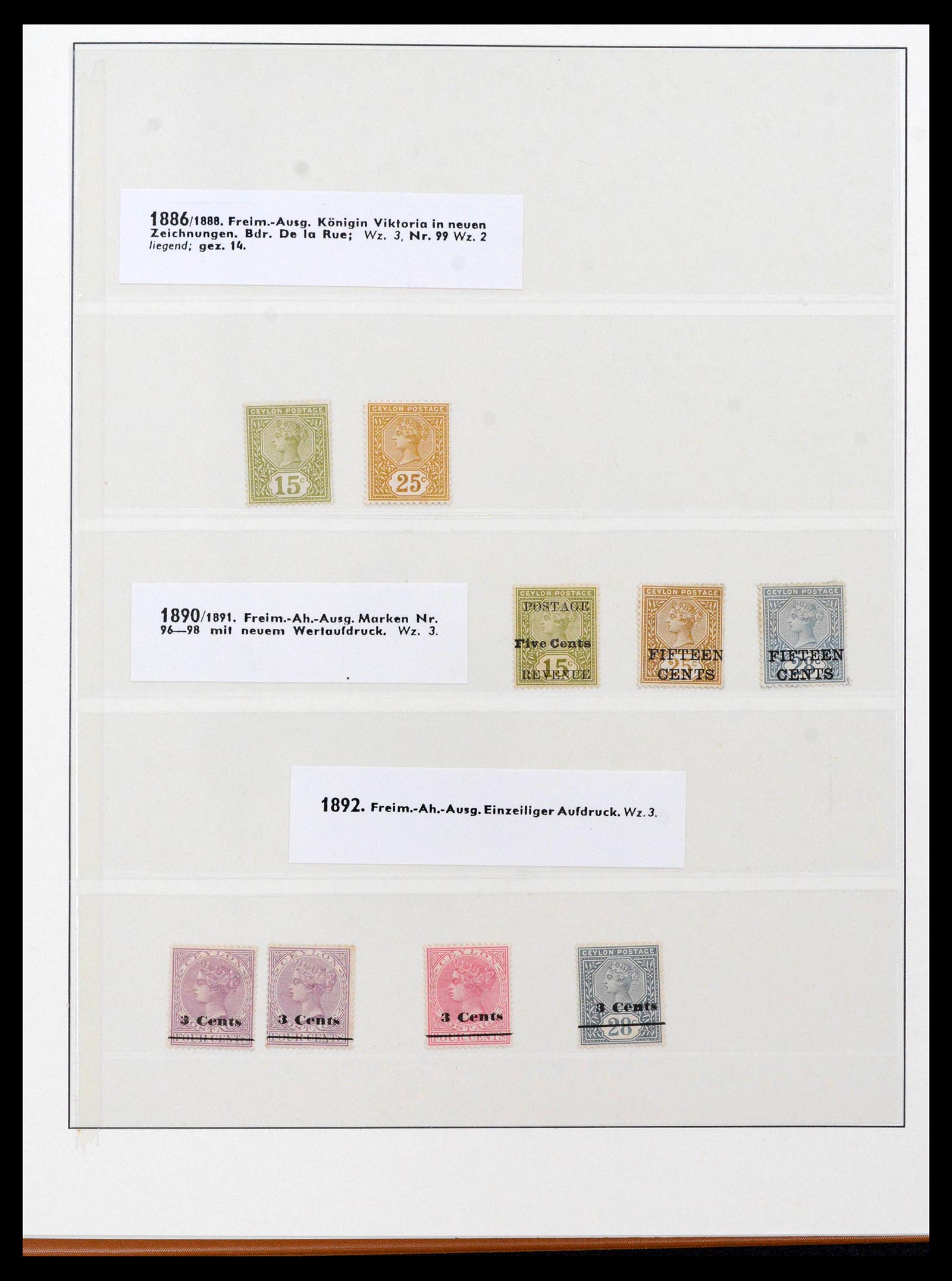 39003 0007 - Stamp collection 39003 Ceylon/Sri Lanka 1857-2003.