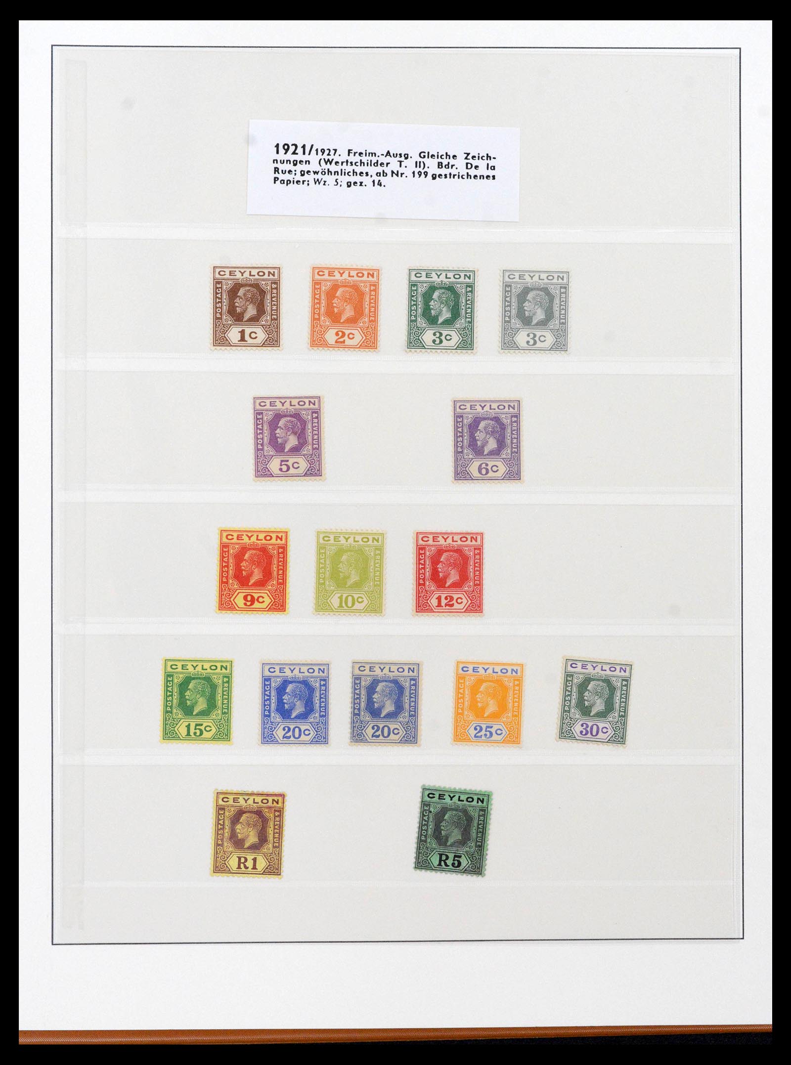 39003 0013 - Stamp collection 39003 Ceylon/Sri Lanka 1857-2003.