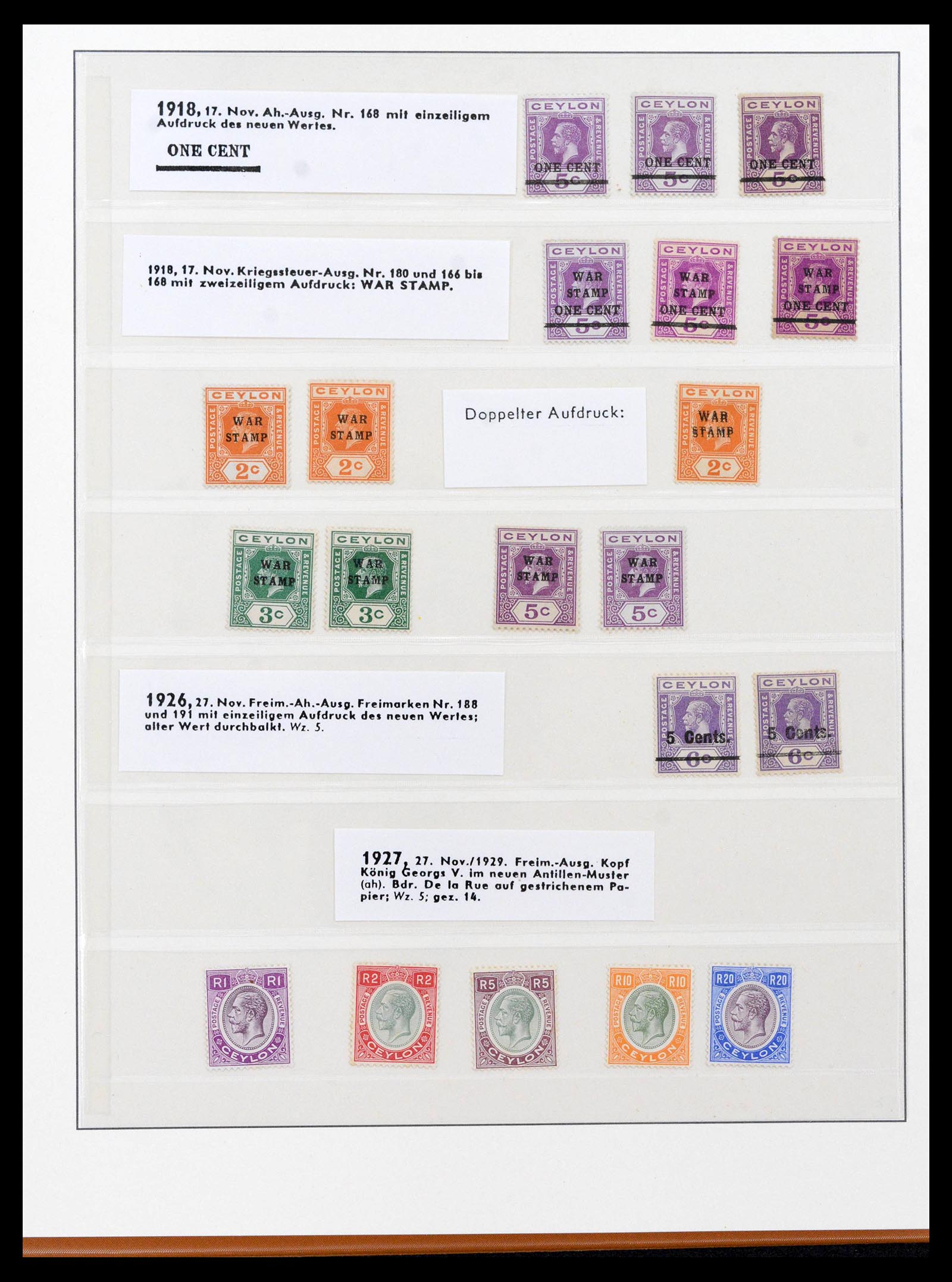 39003 0014 - Postzegelverzameling 39003 Ceylon/Sri Lanka 1857-2003.