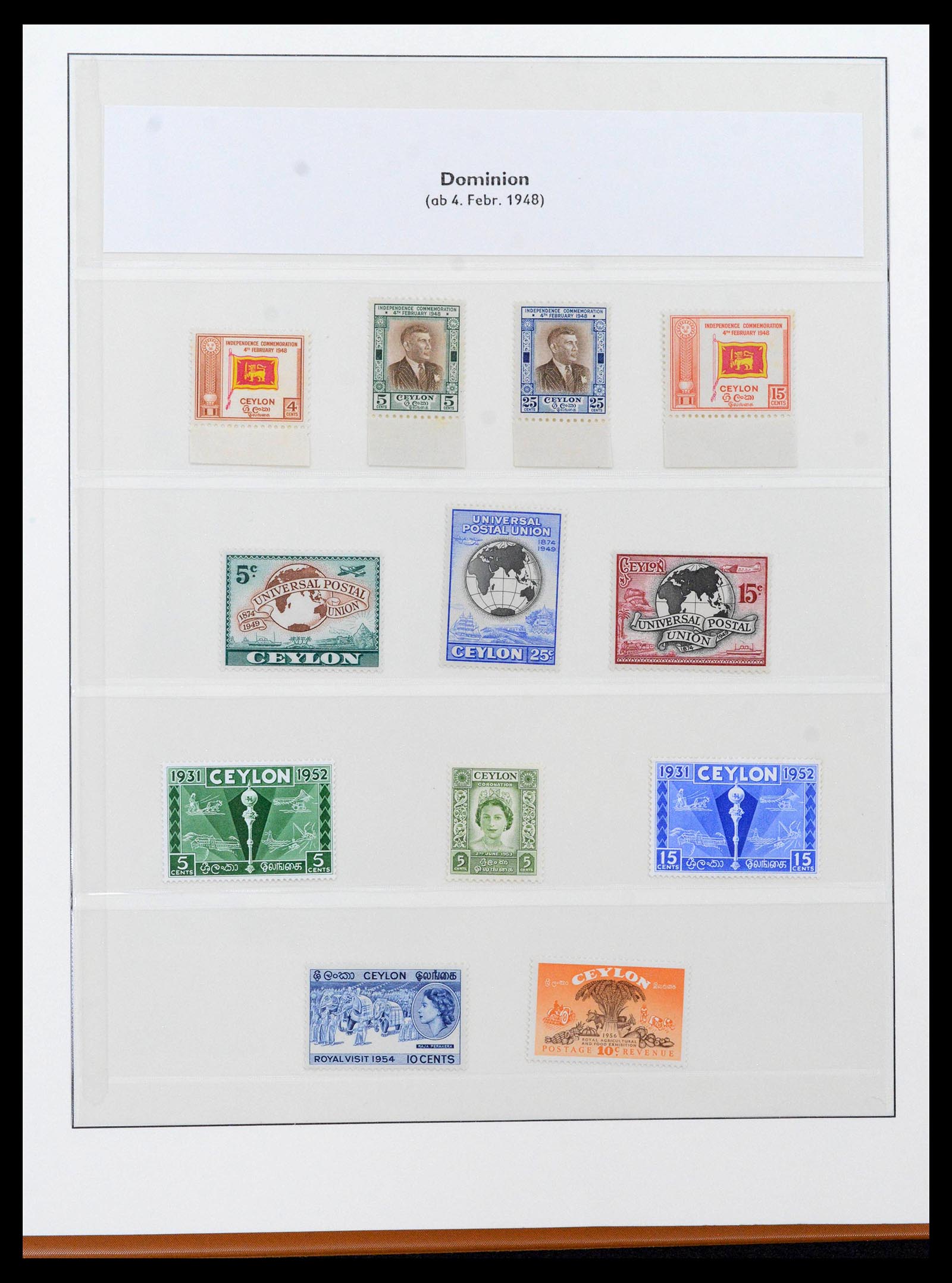 39003 0020 - Stamp collection 39003 Ceylon/Sri Lanka 1857-2003.