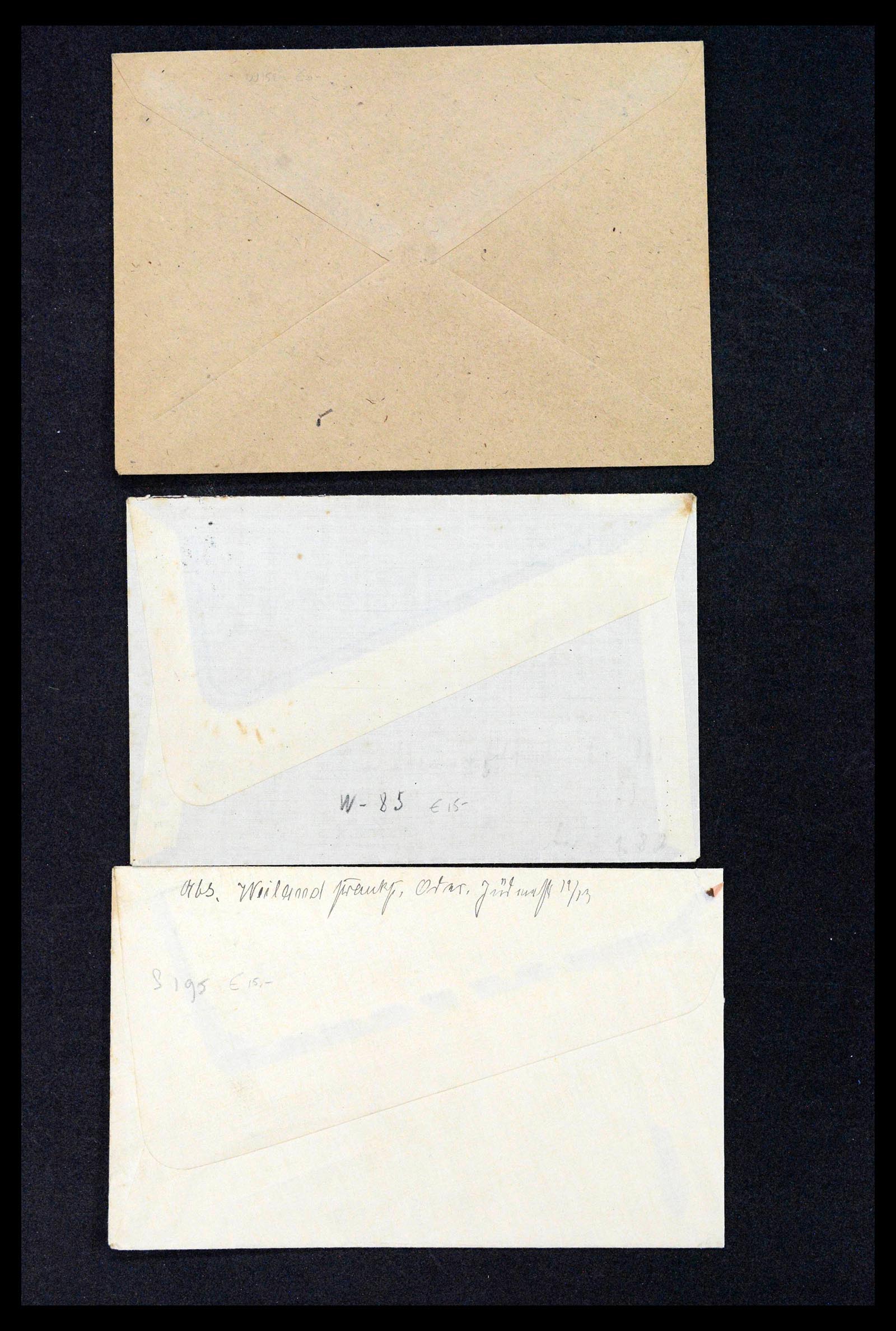 39007 0006 - Postzegelverzameling 39007 Duitsland combinaties op brief 1930-1959.