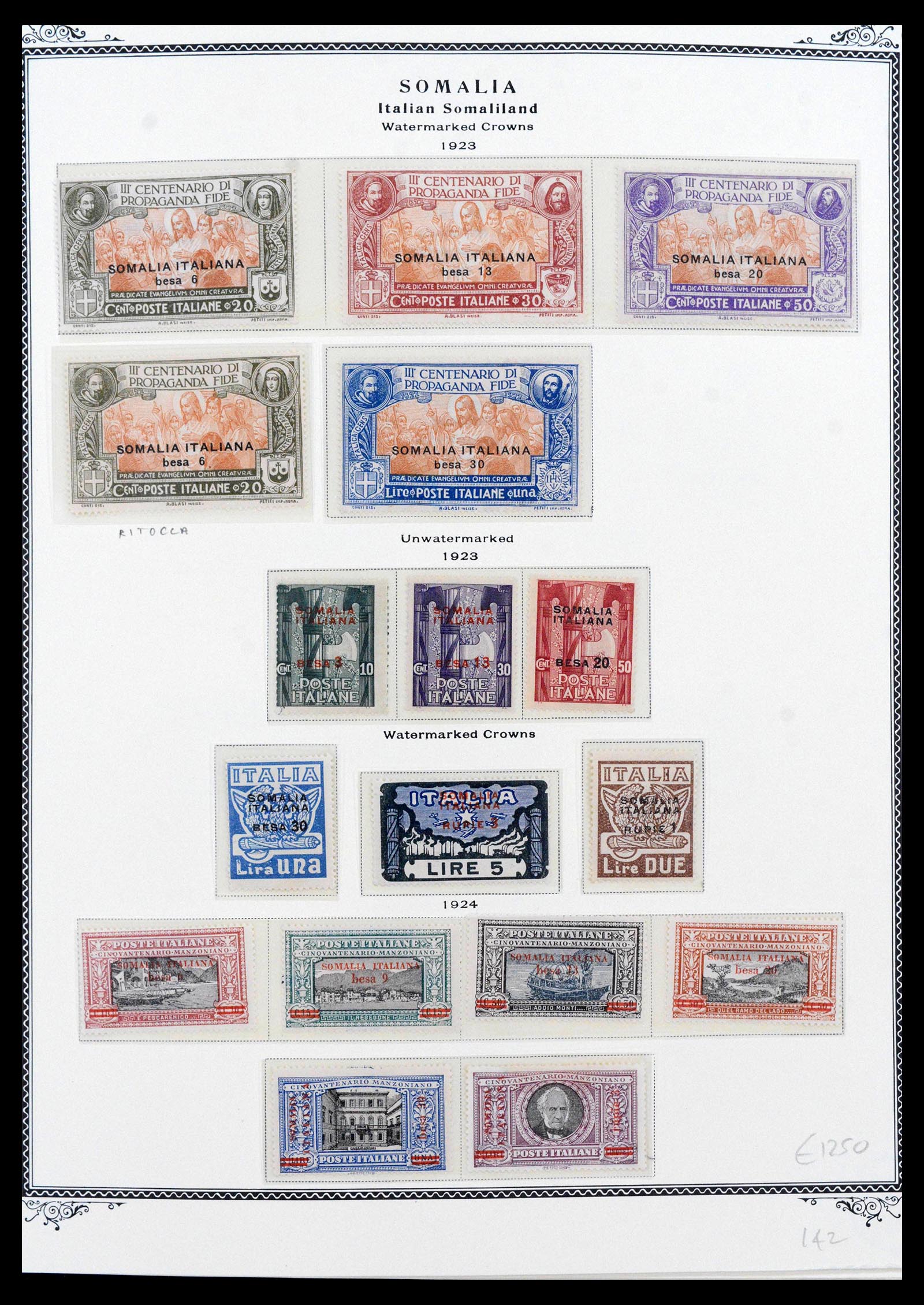 39011 0004 - Stamp collection 39011 Somalia complete 1903-1960.