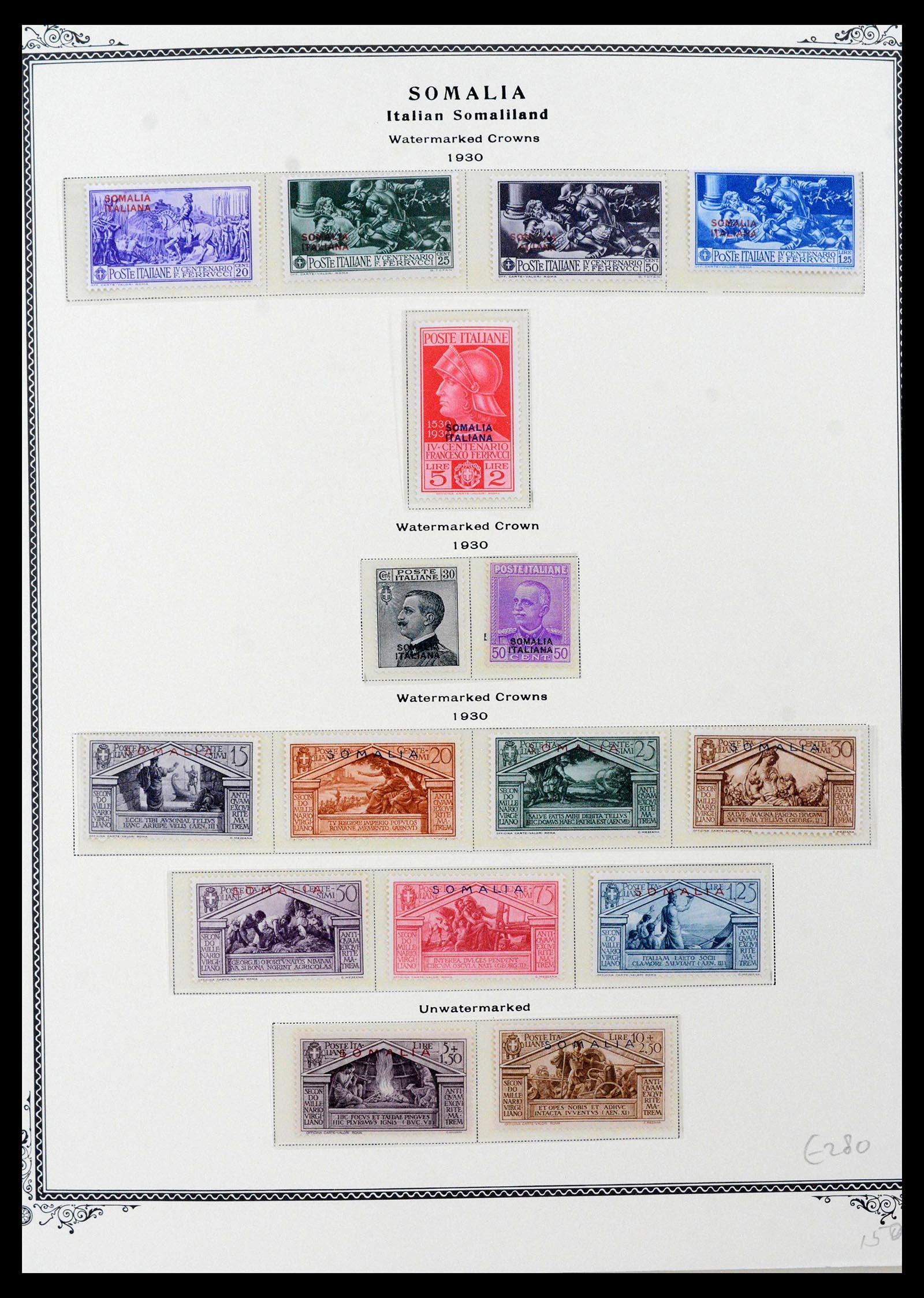 39011 0010 - Stamp collection 39011 Somalia complete 1903-1960.