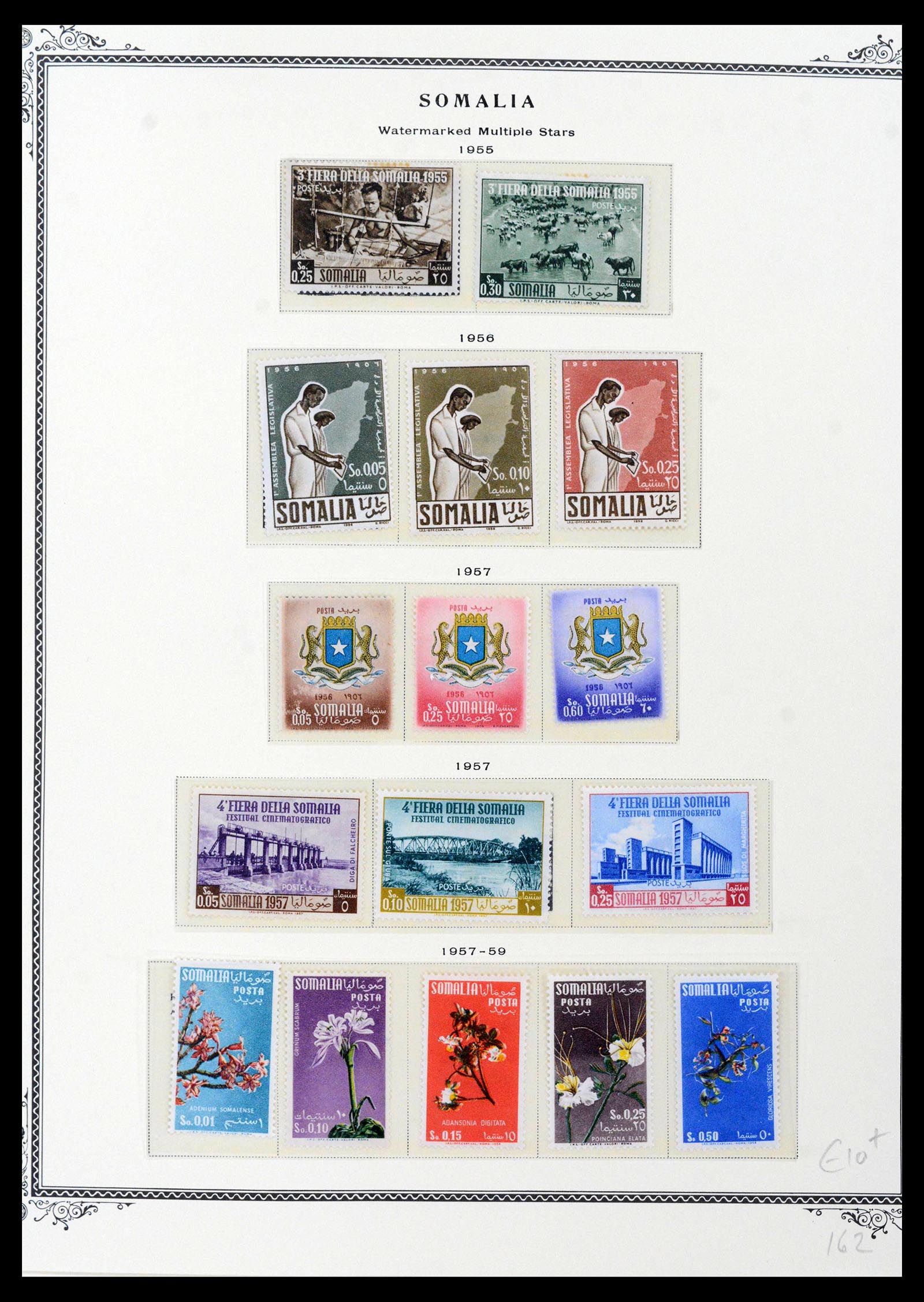39011 0020 - Stamp collection 39011 Somalia complete 1903-1960.