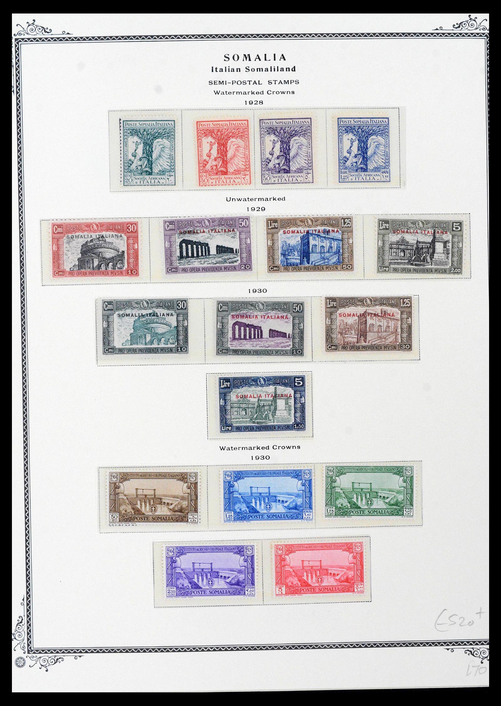 39011 0027 - Stamp collection 39011 Somalia complete 1903-1960.