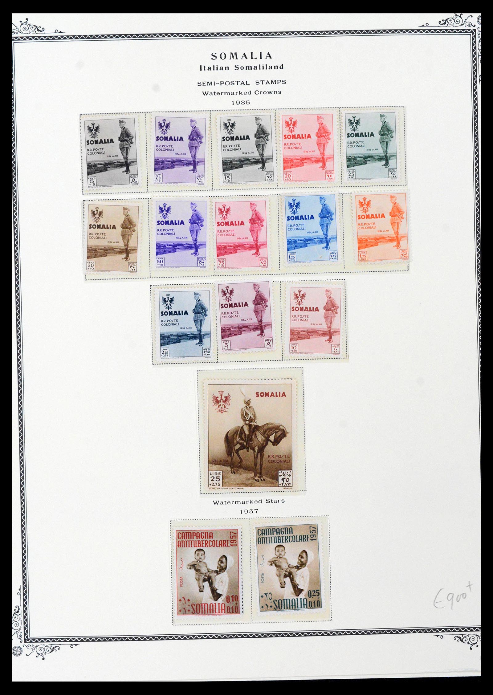 39011 0028 - Stamp collection 39011 Somalia complete 1903-1960.