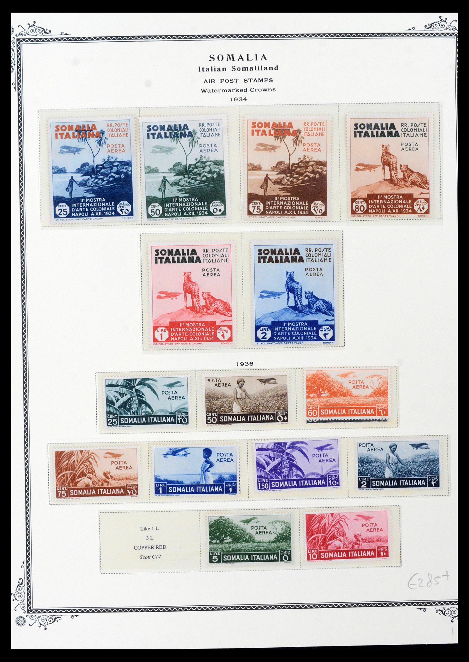 39011 0030 - Stamp collection 39011 Somalia complete 1903-1960.