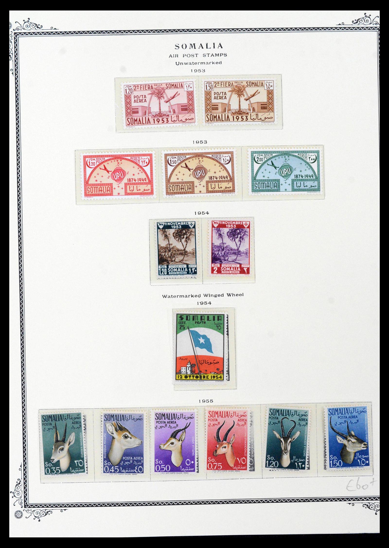 39011 0032 - Stamp collection 39011 Somalia complete 1903-1960.